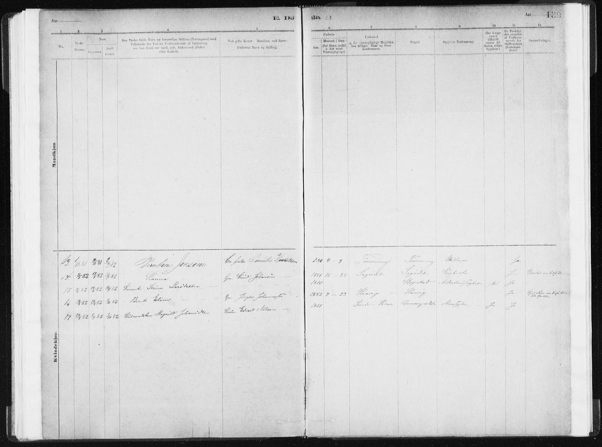 Ministerialprotokoller, klokkerbøker og fødselsregistre - Sør-Trøndelag, SAT/A-1456/634/L0533: Parish register (official) no. 634A09, 1882-1901, p. 139