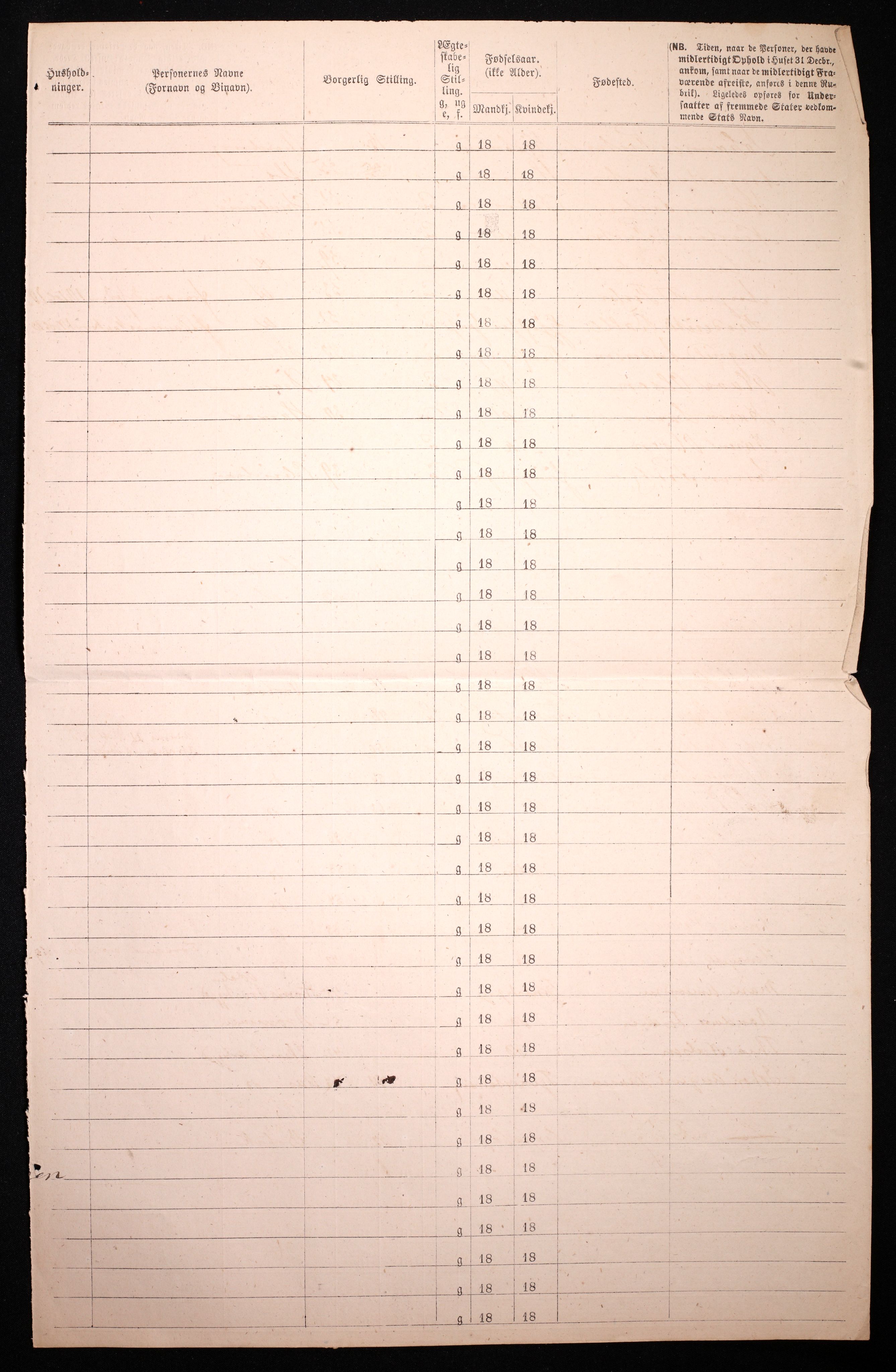 RA, 1870 census for 0301 Kristiania, 1870, p. 419