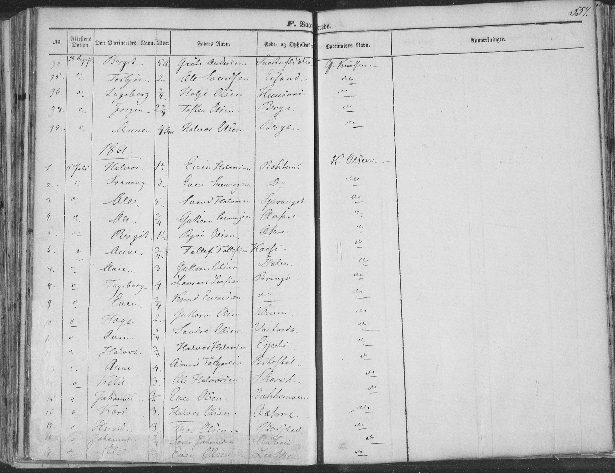 Seljord kirkebøker, AV/SAKO-A-20/F/Fa/L012b: Parish register (official) no. I 12B, 1850-1865, p. 557