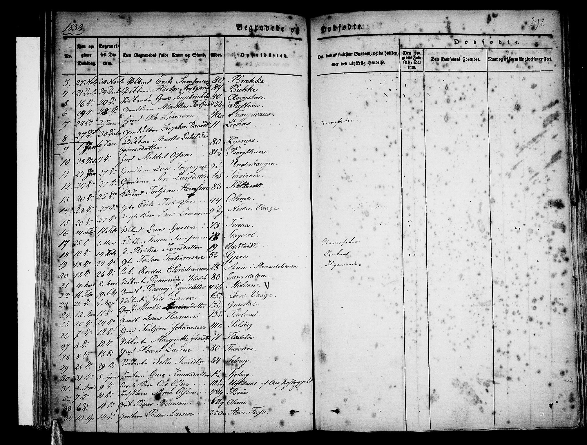 Strandebarm sokneprestembete, AV/SAB-A-78401/H/Haa: Parish register (official) no. A 6, 1826-1843, p. 292