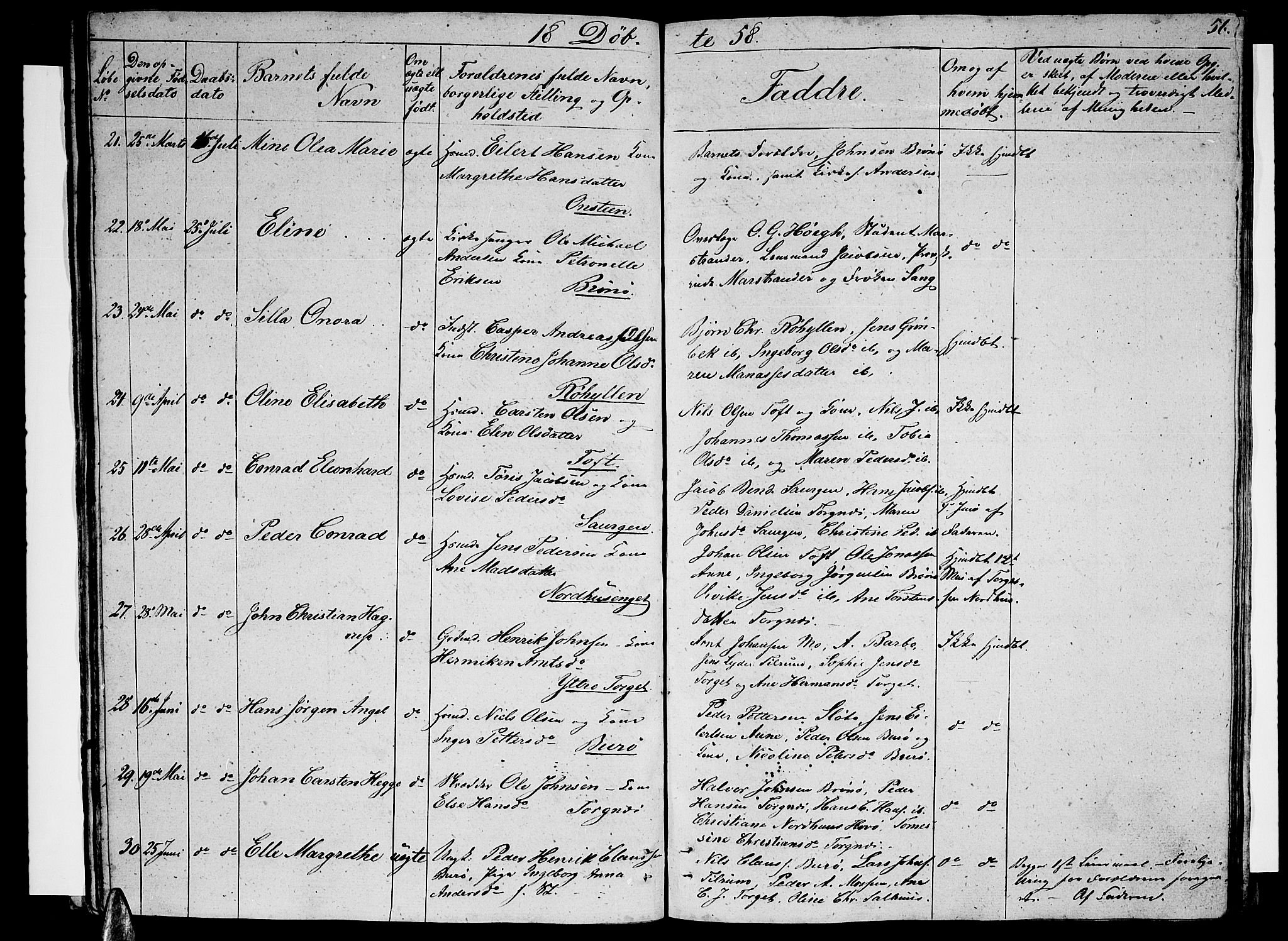Ministerialprotokoller, klokkerbøker og fødselsregistre - Nordland, SAT/A-1459/813/L0211: Parish register (copy) no. 813C03, 1842-1863, p. 56