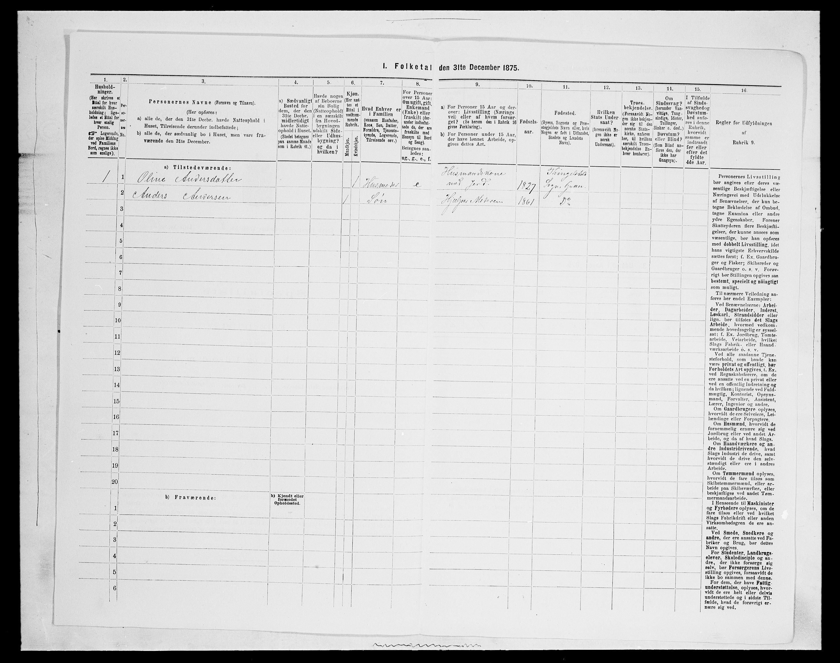 SAH, 1875 census for 0534P Gran, 1875, p. 1536