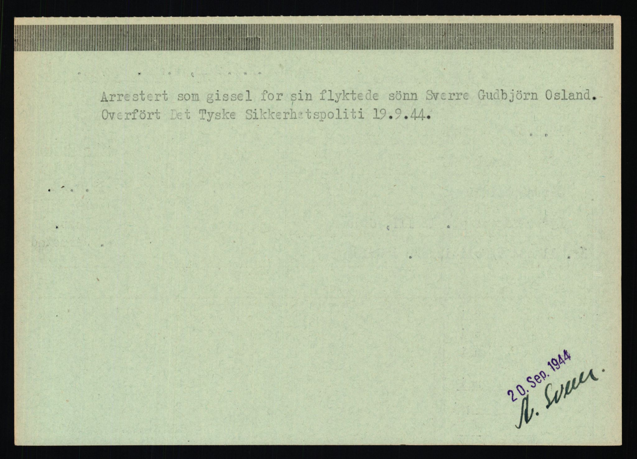 Statspolitiet - Hovedkontoret / Osloavdelingen, AV/RA-S-1329/C/Ca/L0012: Oanæs - Quistgaard	, 1943-1945, p. 2341