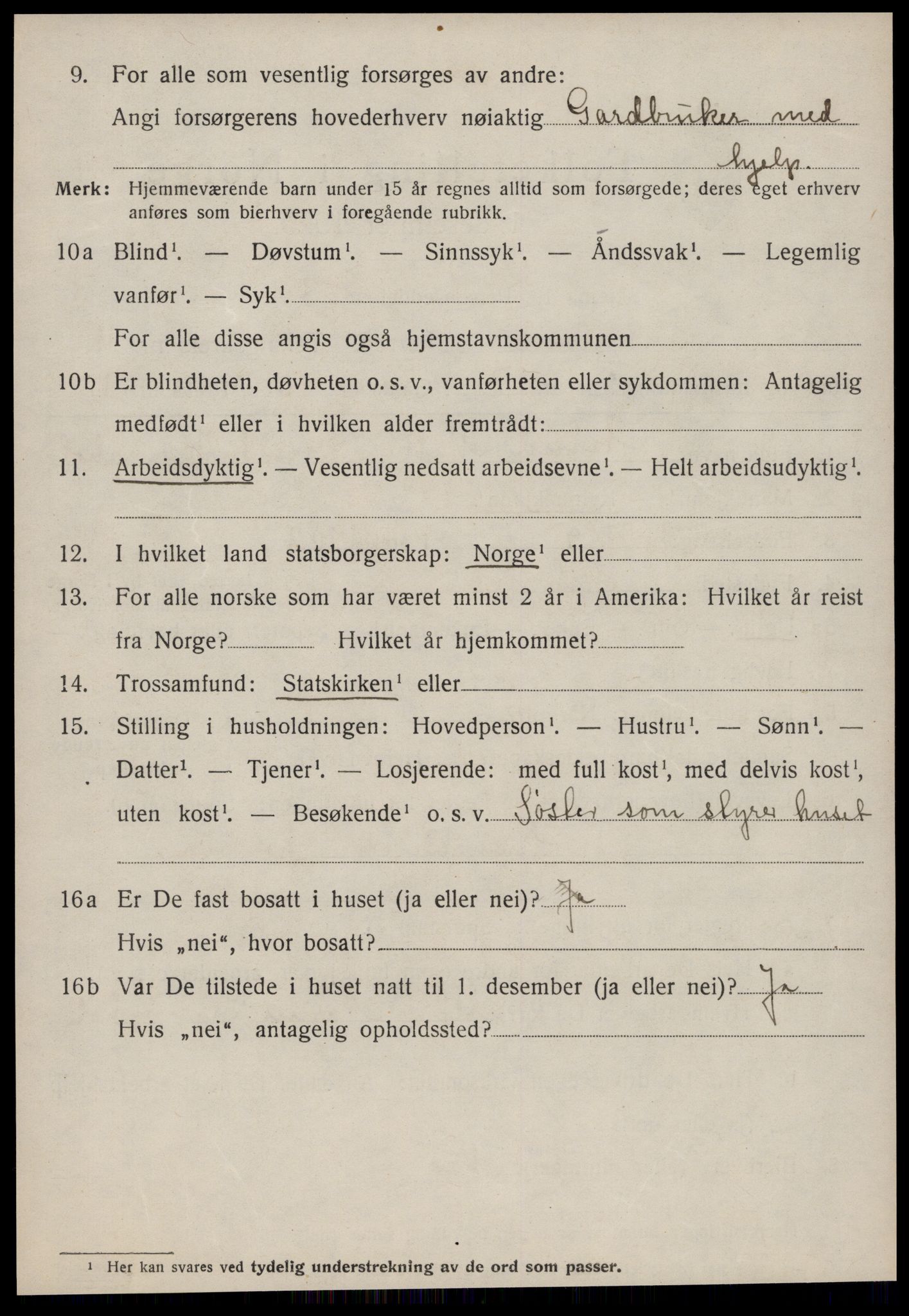 SAT, 1920 census for Sykkylven, 1920, p. 5476