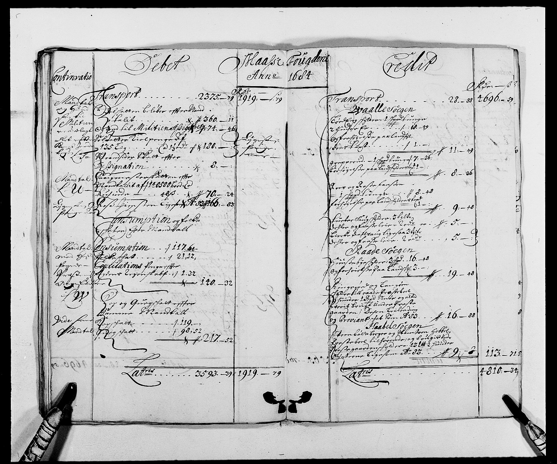 Rentekammeret inntil 1814, Reviderte regnskaper, Fogderegnskap, AV/RA-EA-4092/R02/L0104: Fogderegnskap Moss og Verne kloster, 1682-1684, p. 20