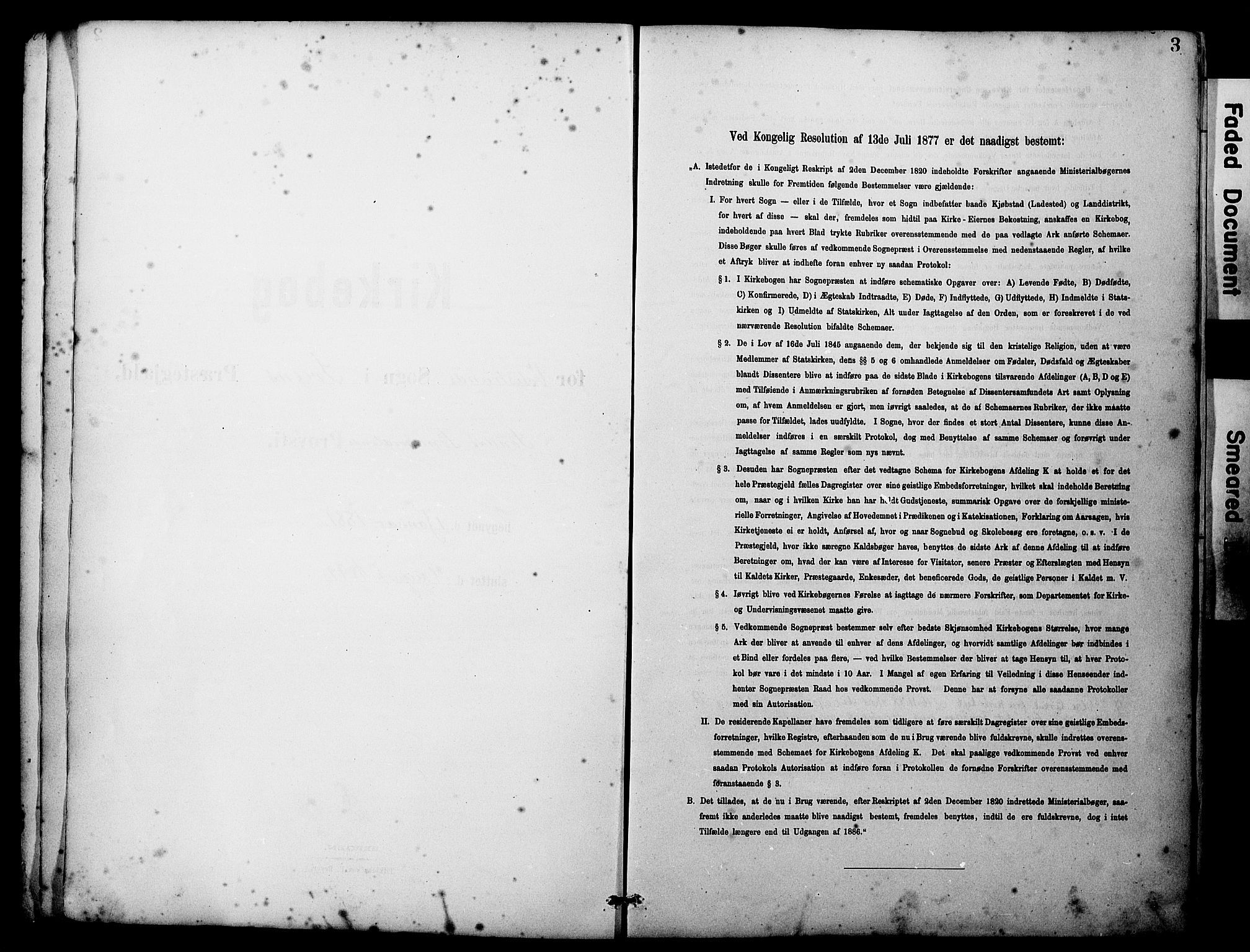 Sveio Sokneprestembete, SAB/A-78501/H/Haa: Parish register (official) no. C 2, 1881-1899, p. 3