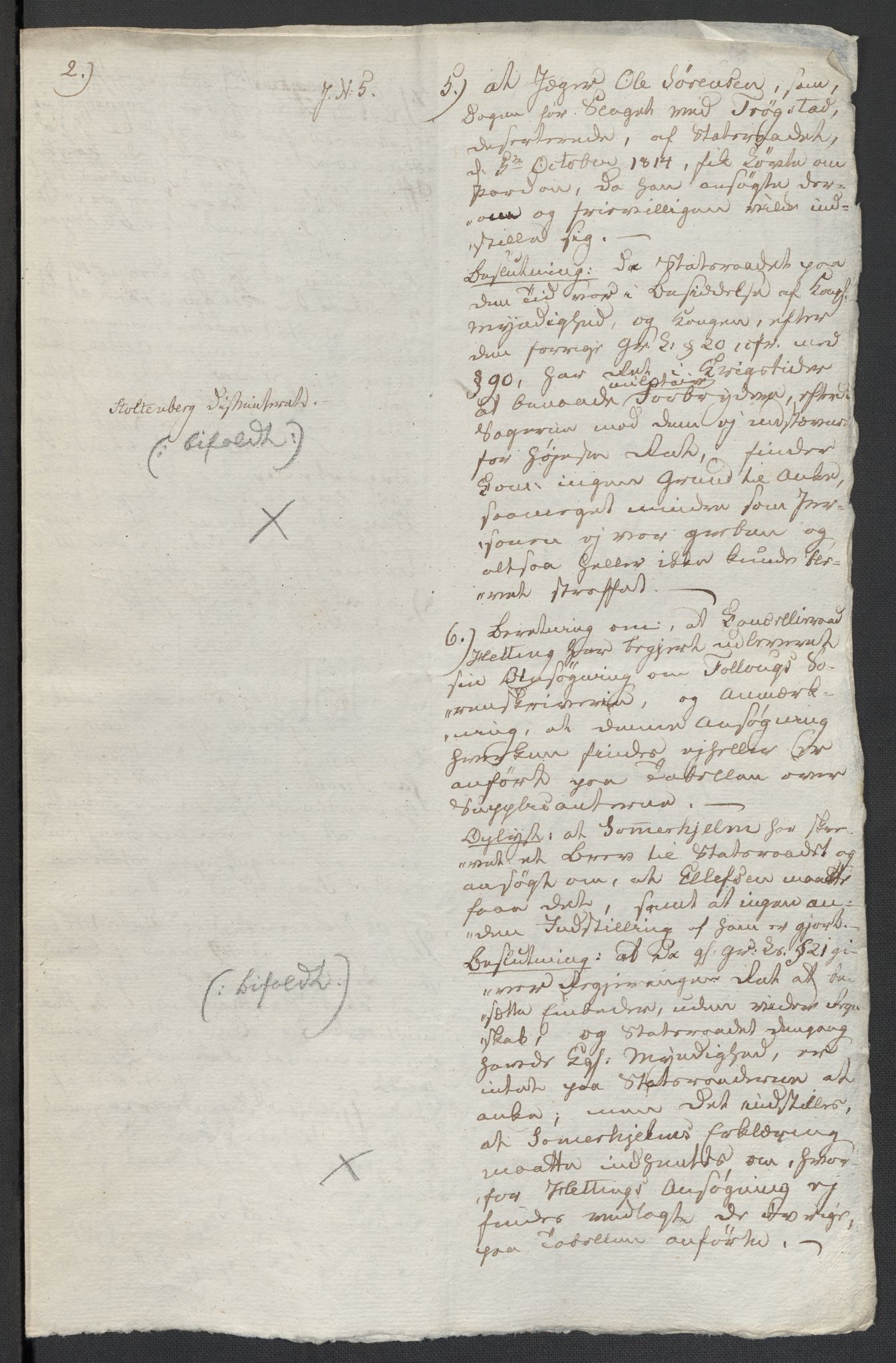 Christie, Wilhelm Frimann Koren, AV/RA-PA-0014/F/L0005: Christies dokumenter fra Stortinget, 1815-1816, p. 246