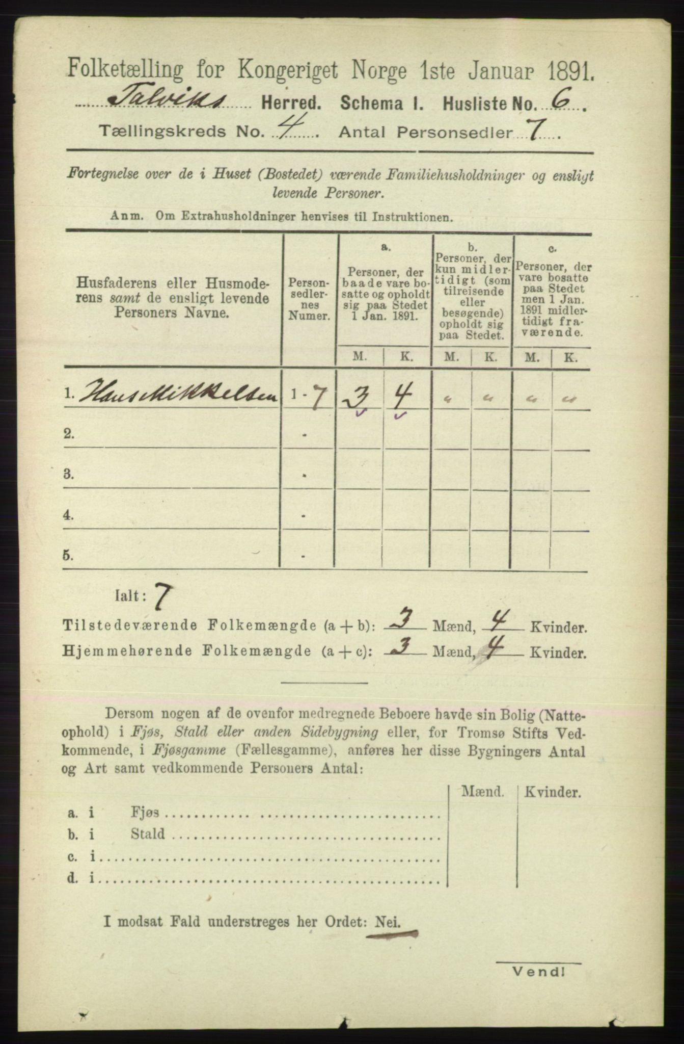 RA, 1891 census for 2013 Talvik, 1891, p. 1035