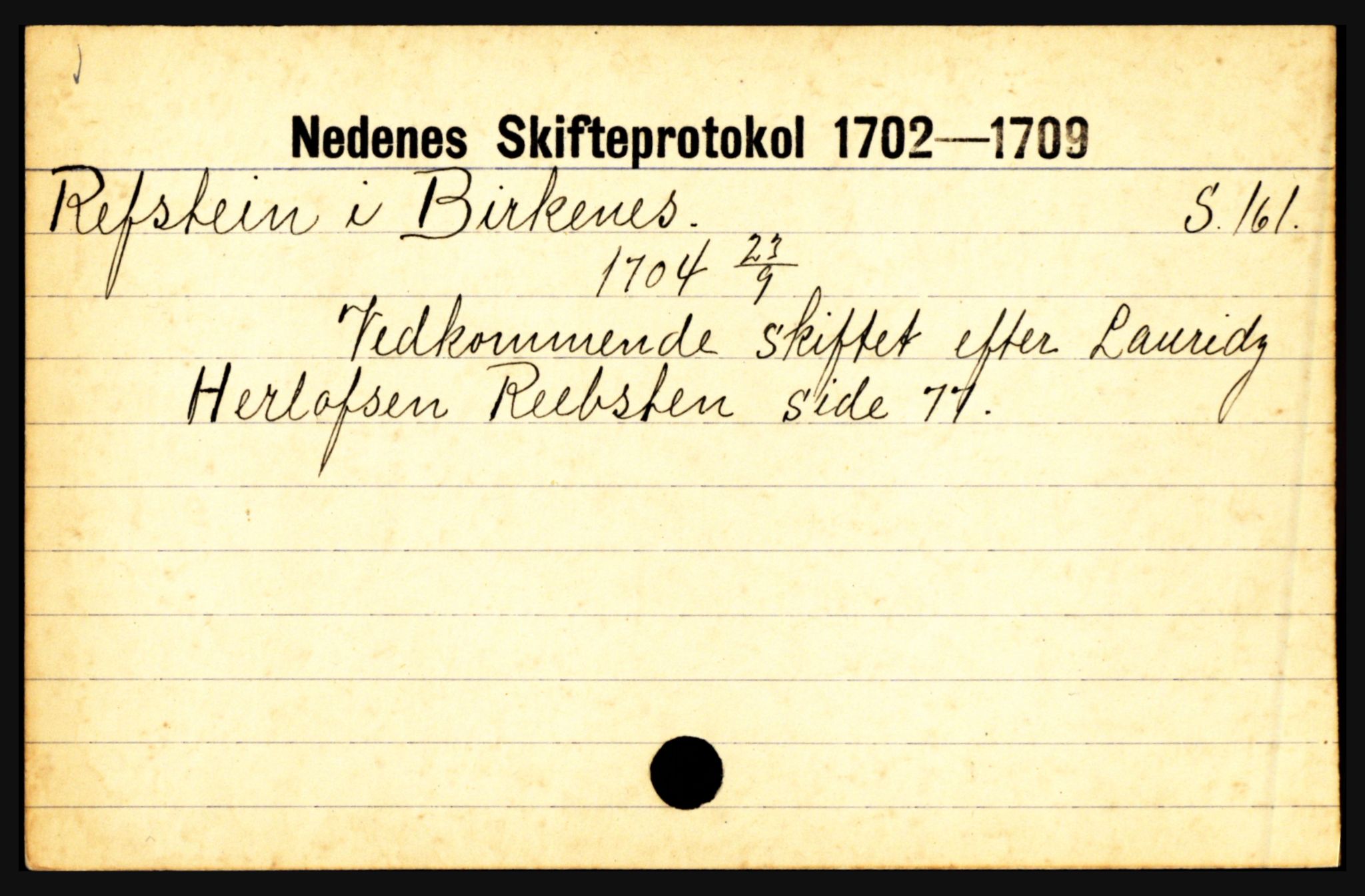 Nedenes sorenskriveri før 1824, AV/SAK-1221-0007/H, p. 23413