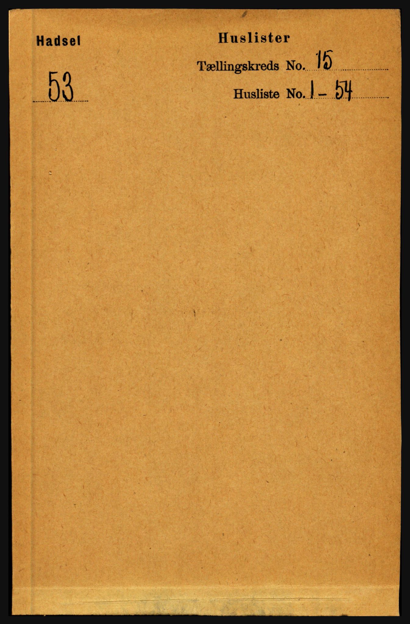 RA, 1891 census for 1866 Hadsel, 1891, p. 6763