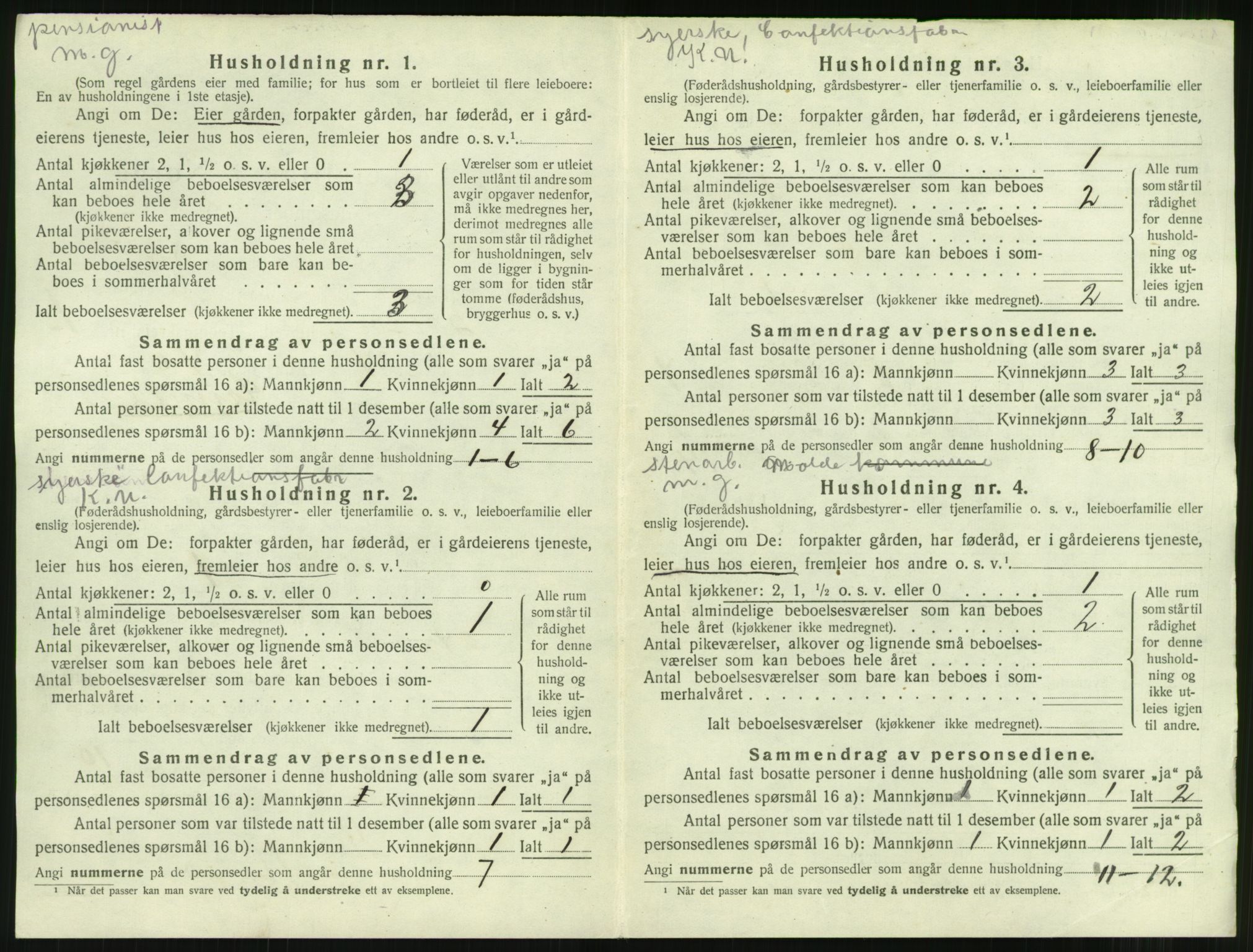 SAT, 1920 census for Bolsøy, 1920, p. 220