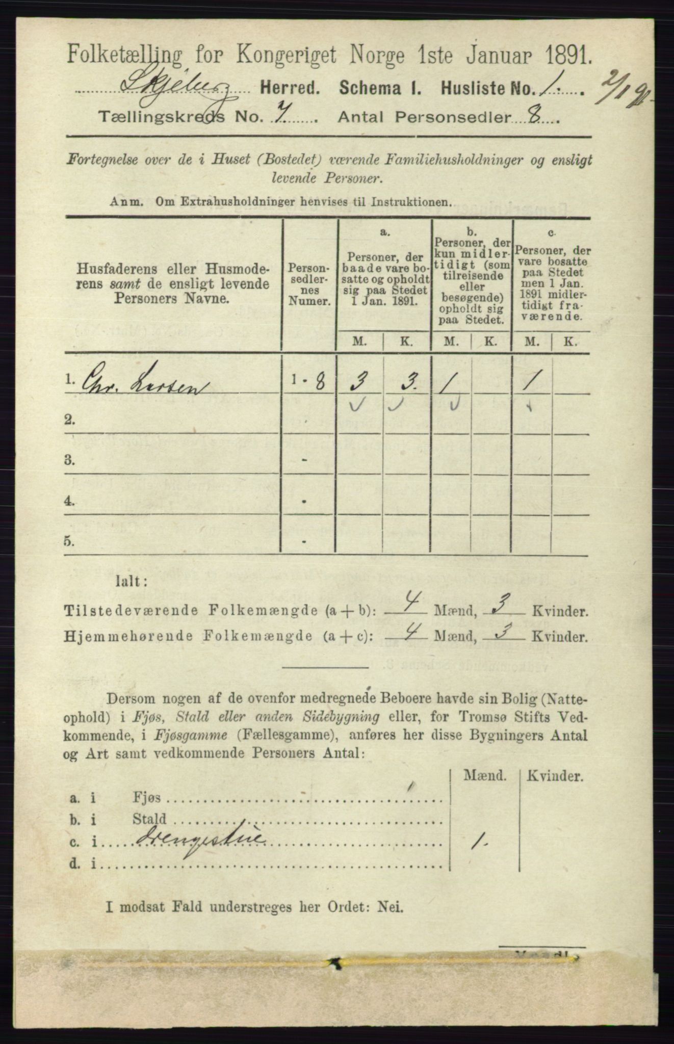 RA, 1891 census for 0115 Skjeberg, 1891, p. 3356