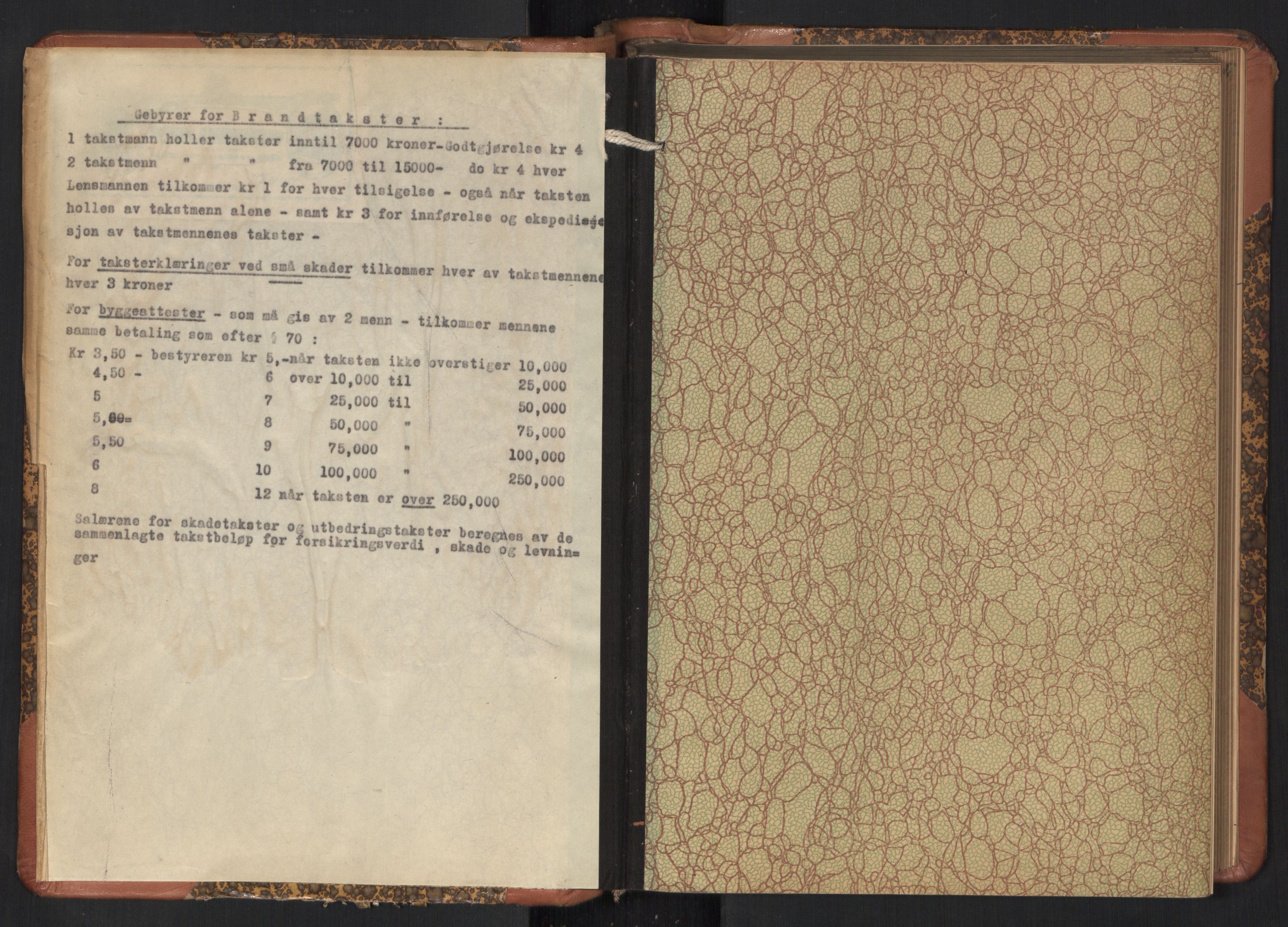 Norges brannkasse, branntakster Asker, AV/SAO-A-11380/F/Fb/L0002: Branntakstprotokoll II, 1934-1938