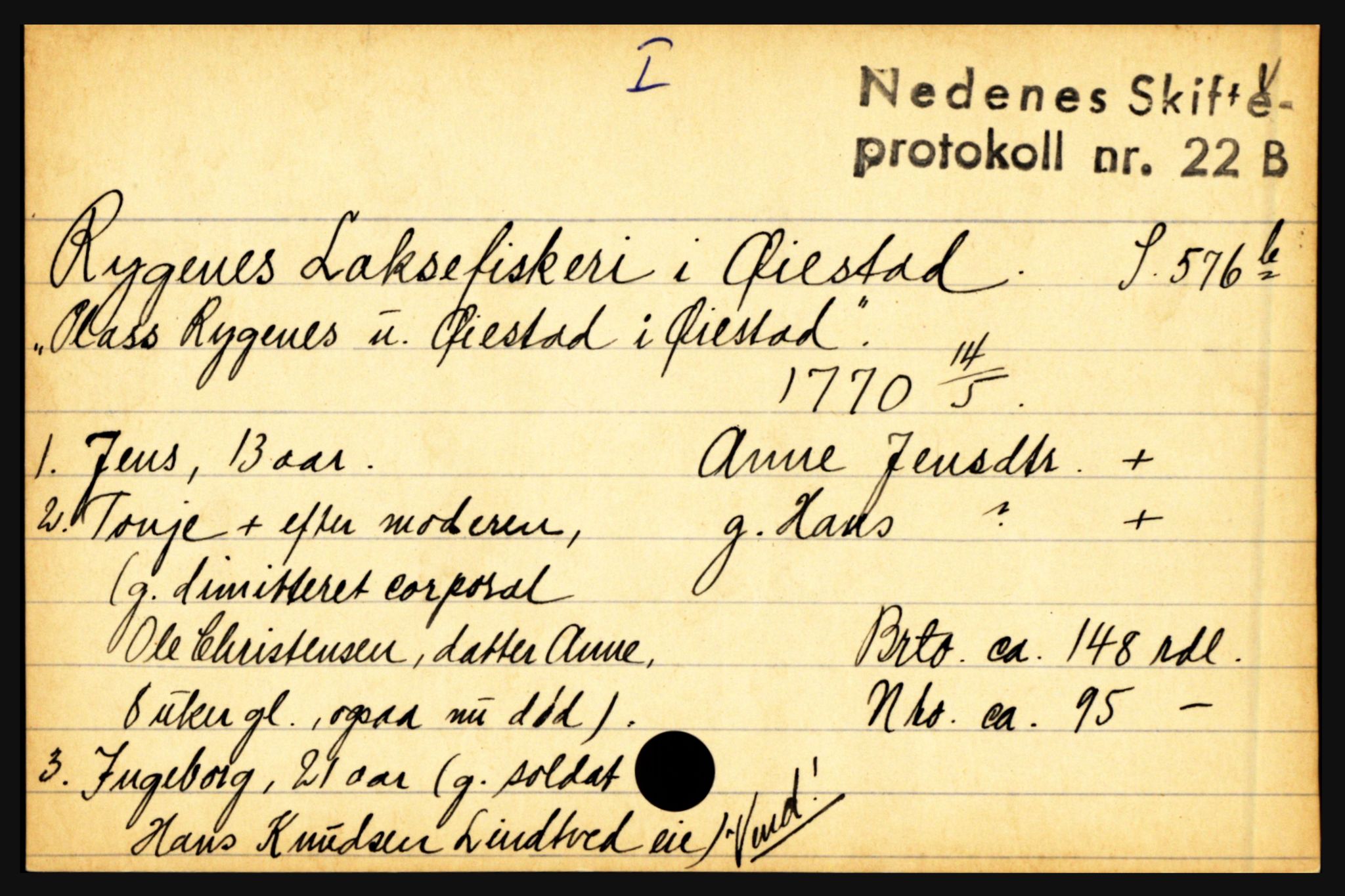 Nedenes sorenskriveri før 1824, AV/SAK-1221-0007/H, p. 24523