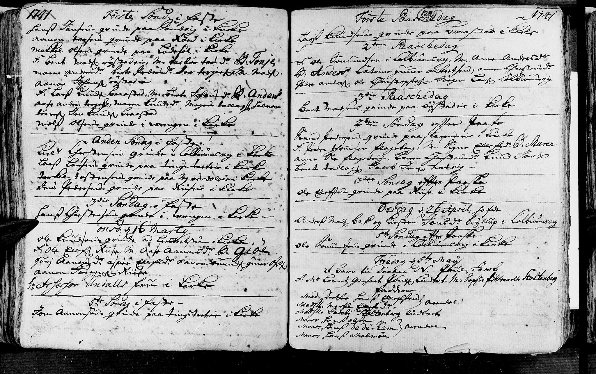 Øyestad sokneprestkontor, AV/SAK-1111-0049/F/Fa/L0004: Parish register (official) no. A 4, 1730-1750, p. 122