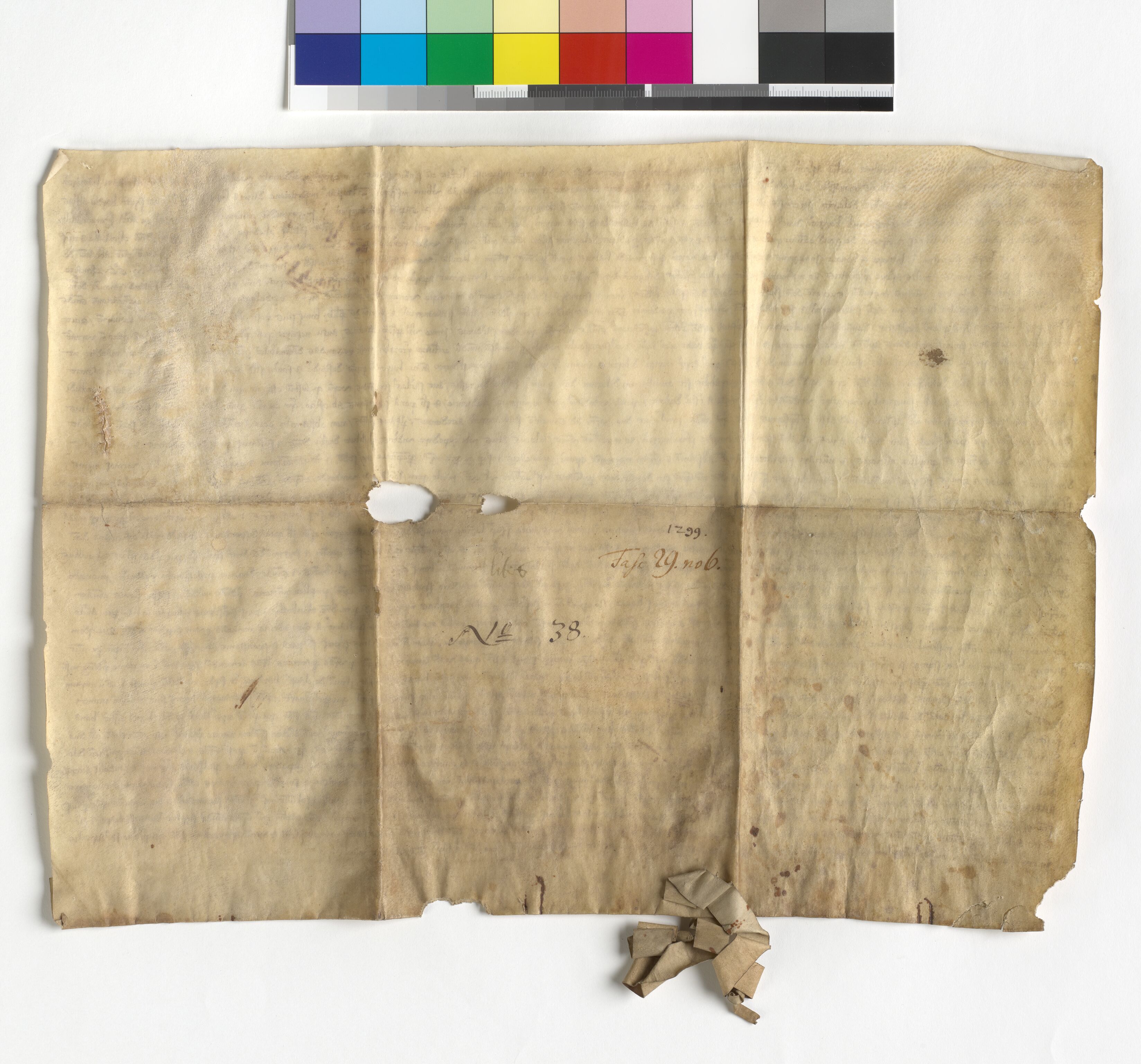 Riksarkivets diplomsamling, AV/RA-EA-5965/F05/L0084: NRA AM fasc. 29 nr. 5-11, 1299-1300, p. 6