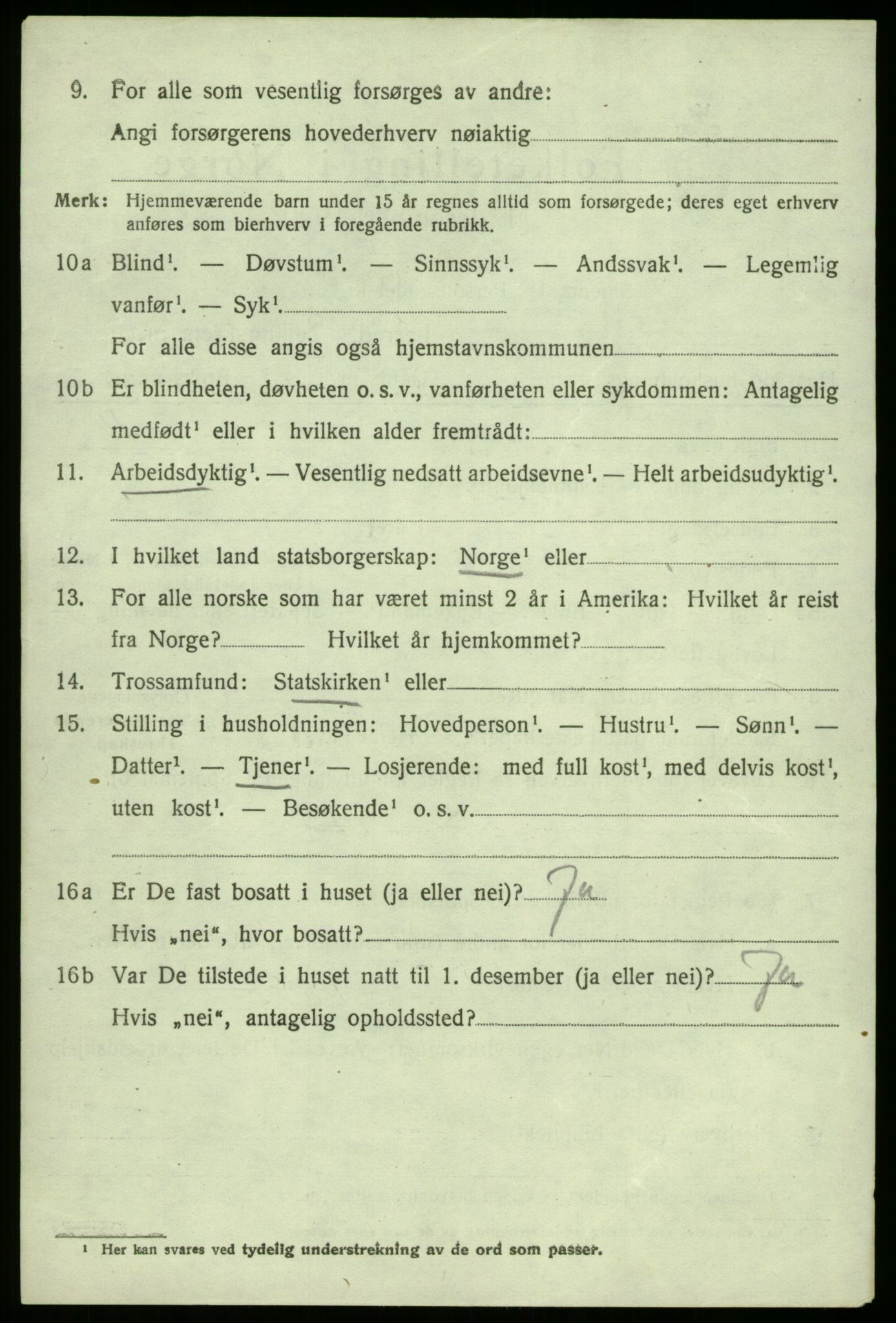 SAB, 1920 census for Fana, 1920, p. 18642