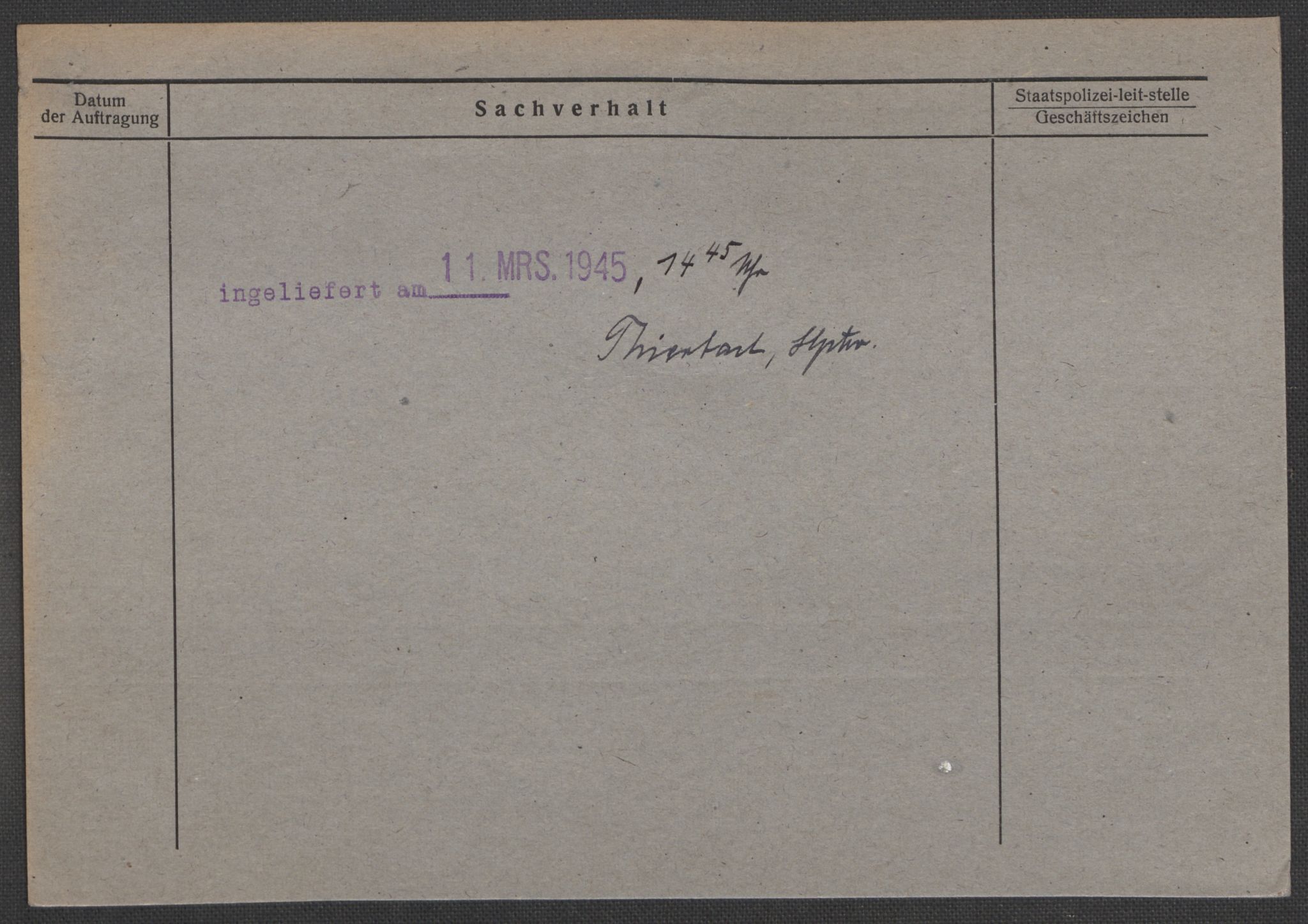 Befehlshaber der Sicherheitspolizei und des SD, AV/RA-RAFA-5969/E/Ea/Eaa/L0003: Register over norske fanger i Møllergata 19: Eng-Hag, 1940-1945, p. 1337