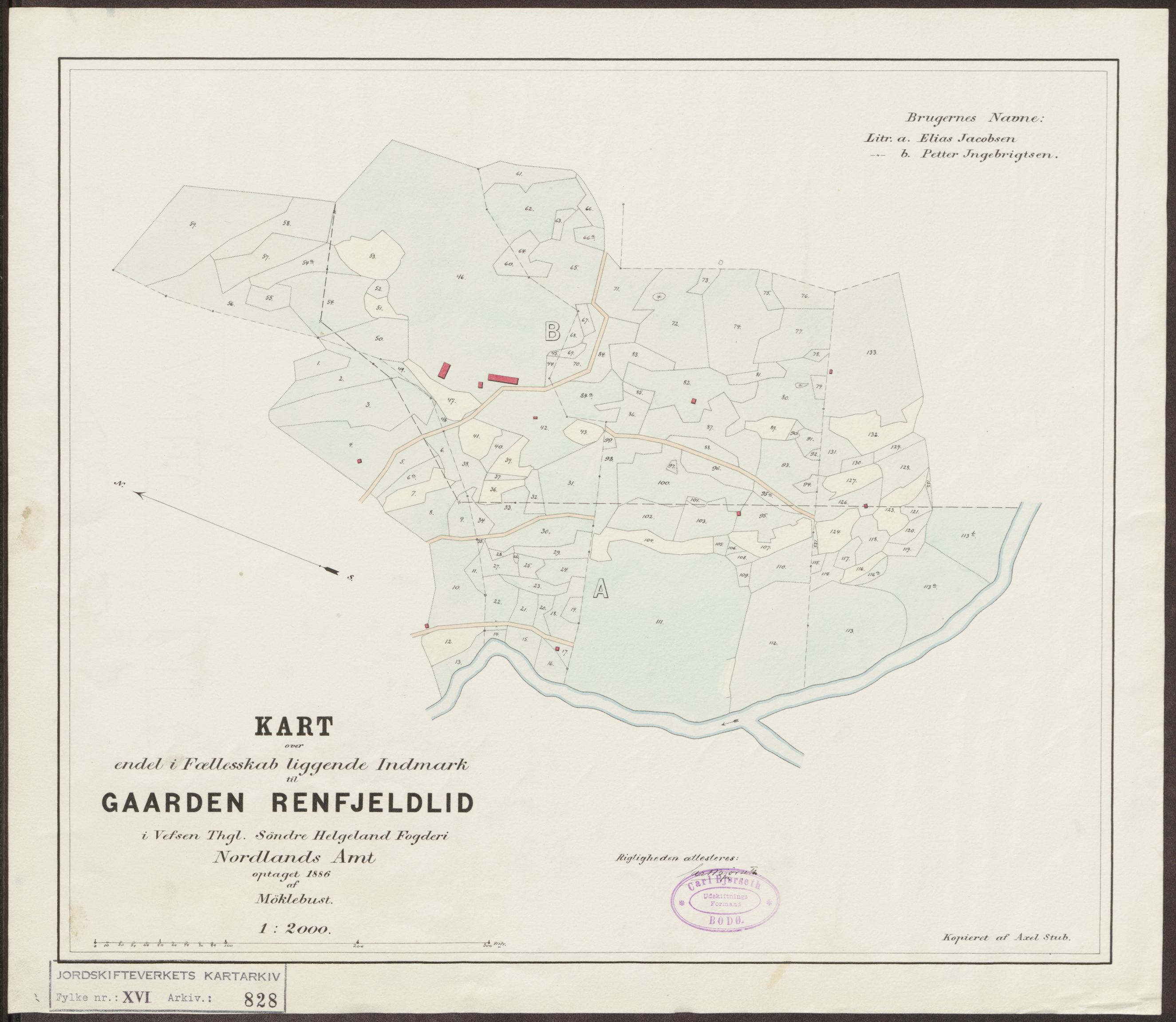 Jordskifteverkets kartarkiv, RA/S-3929/T, 1859-1988, p. 962