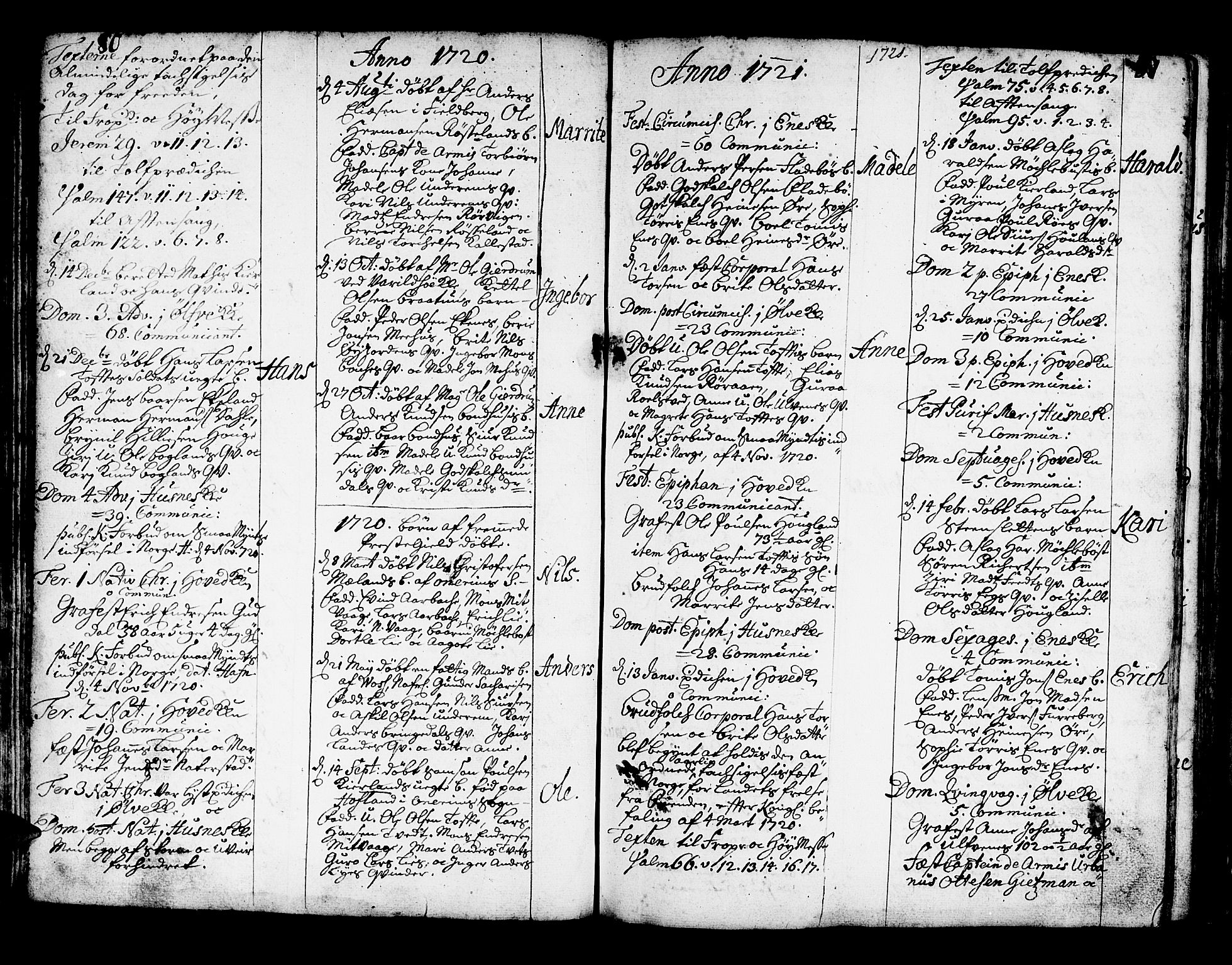 Kvinnherad sokneprestembete, AV/SAB-A-76401/H/Haa: Parish register (official) no. A 2, 1710-1753, p. 80-81
