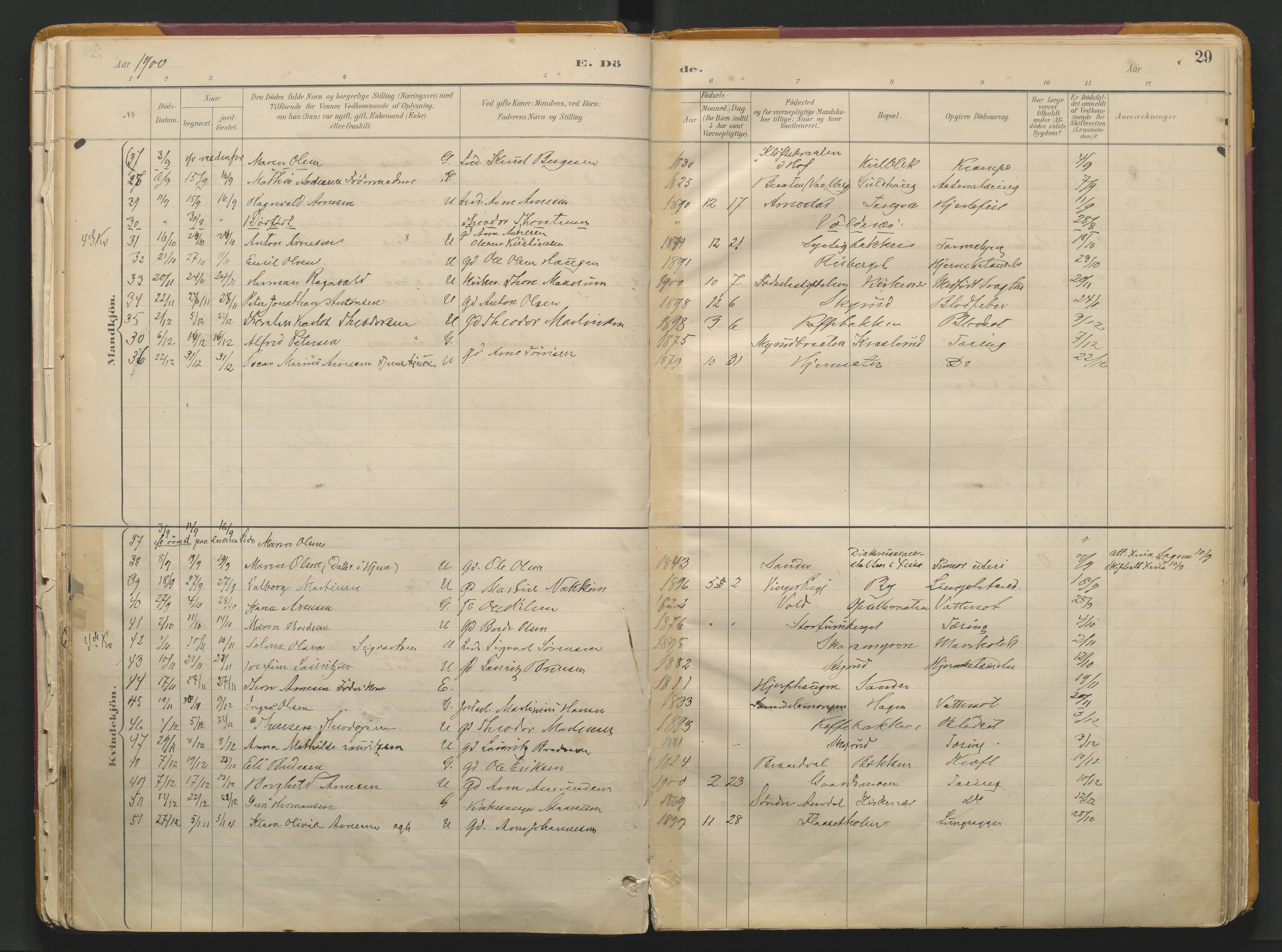 Grue prestekontor, AV/SAH-PREST-036/H/Ha/Haa/L0017: Parish register (official) no. 17, 1892-1936, p. 29