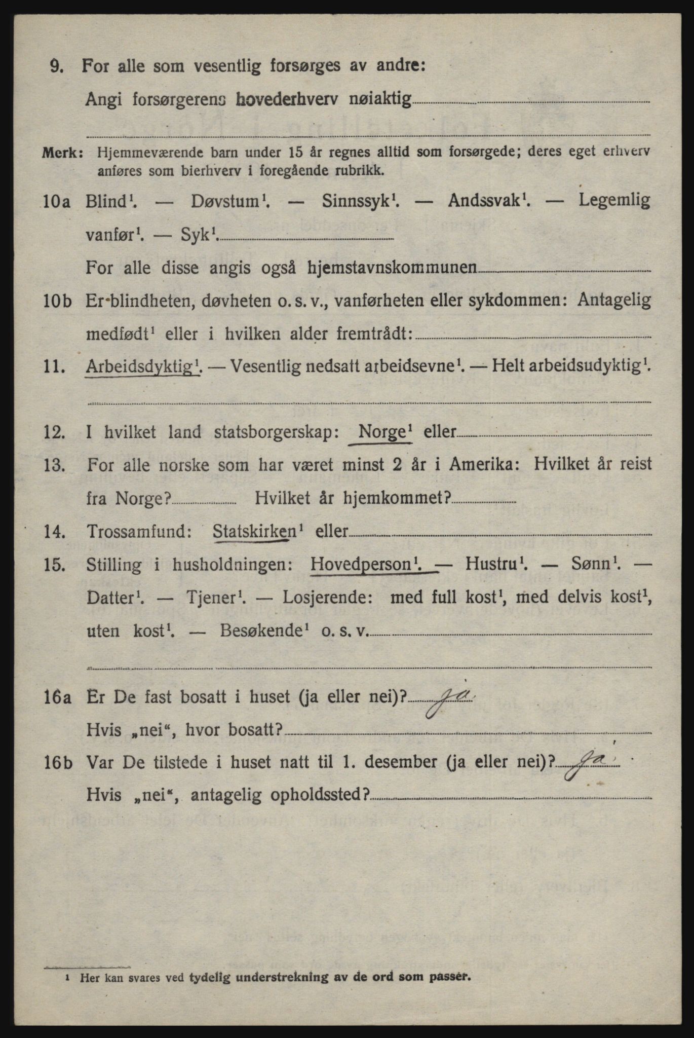 SAO, 1920 census for Berg, 1920, p. 1946