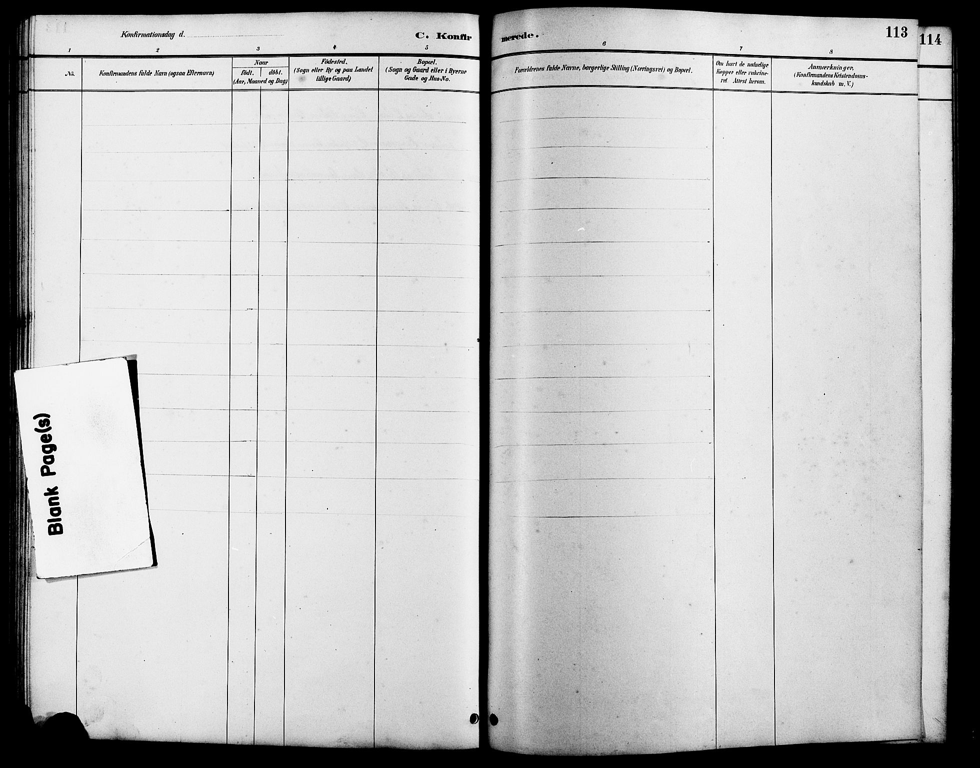 Lyngdal sokneprestkontor, AV/SAK-1111-0029/F/Fb/Fba/L0003: Parish register (copy) no. B 3, 1886-1903, p. 113