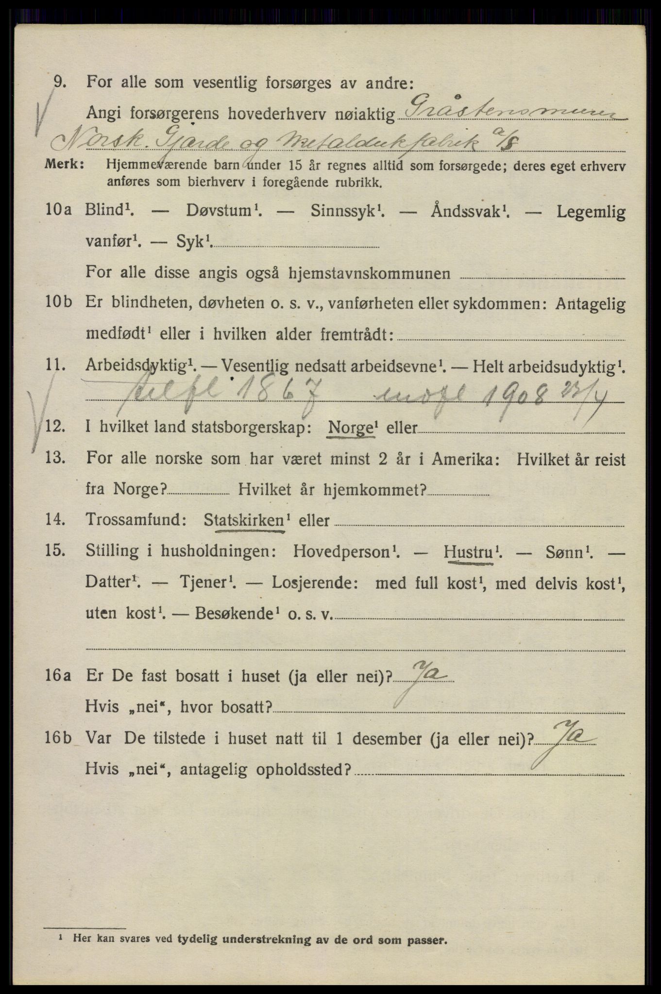 SAO, 1920 census for Kristiania, 1920, p. 566092