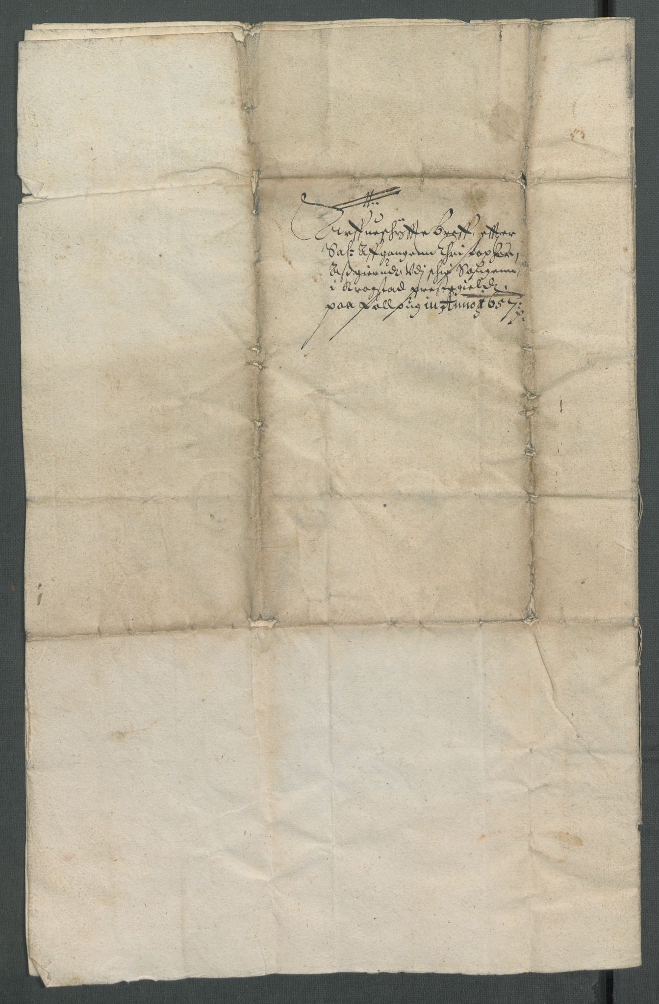 Riksarkivets diplomsamling, RA/EA-5965/F02/L0167: Dokumenter, 1657, p. 84