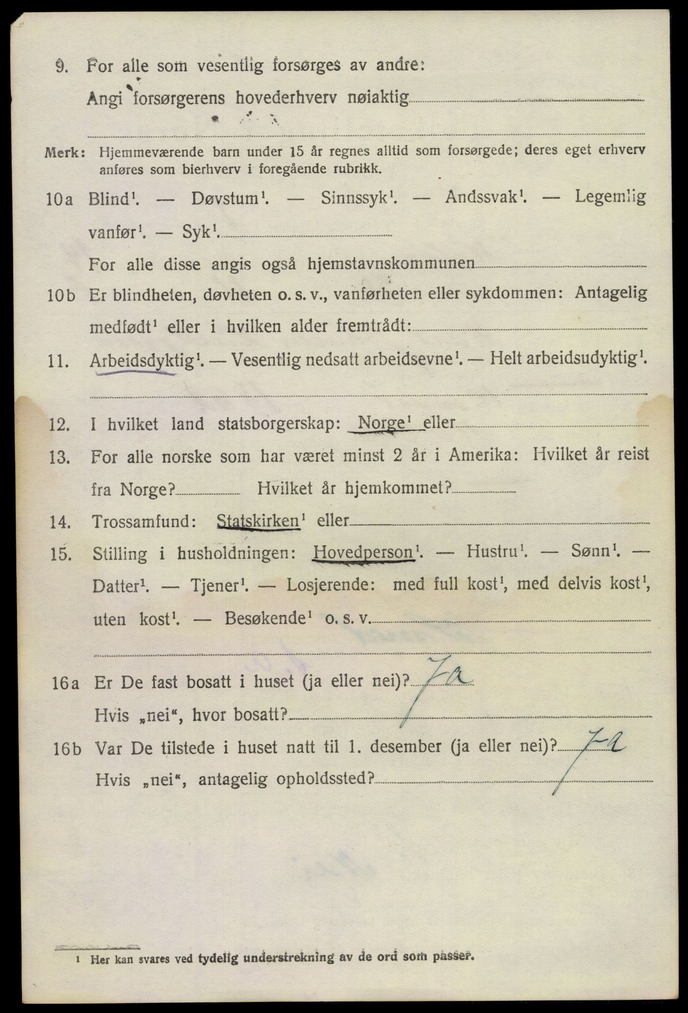 SAKO, 1920 census for Holla, 1920, p. 8484