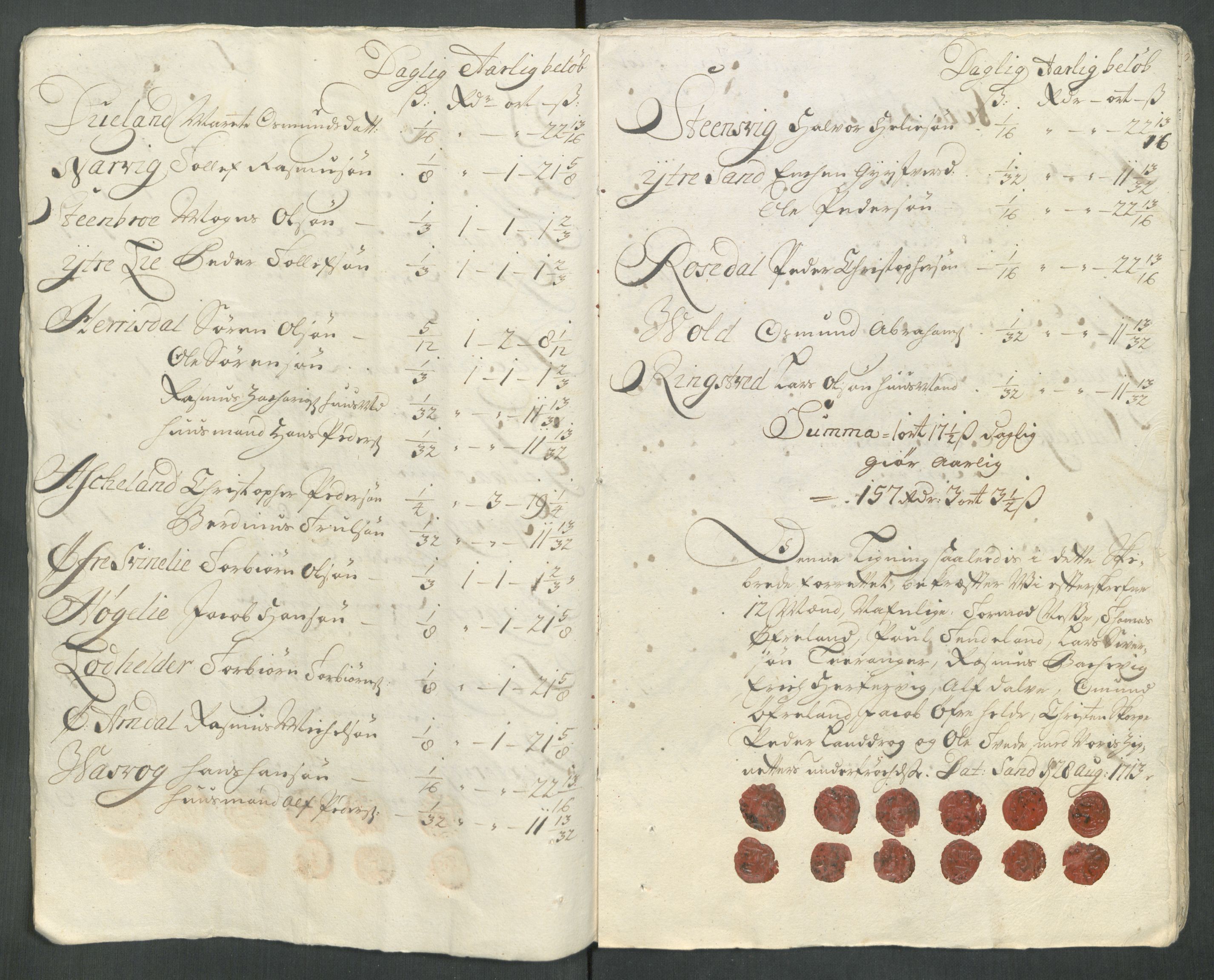 Rentekammeret inntil 1814, Reviderte regnskaper, Fogderegnskap, AV/RA-EA-4092/R47/L2866: Fogderegnskap Ryfylke, 1713, p. 100