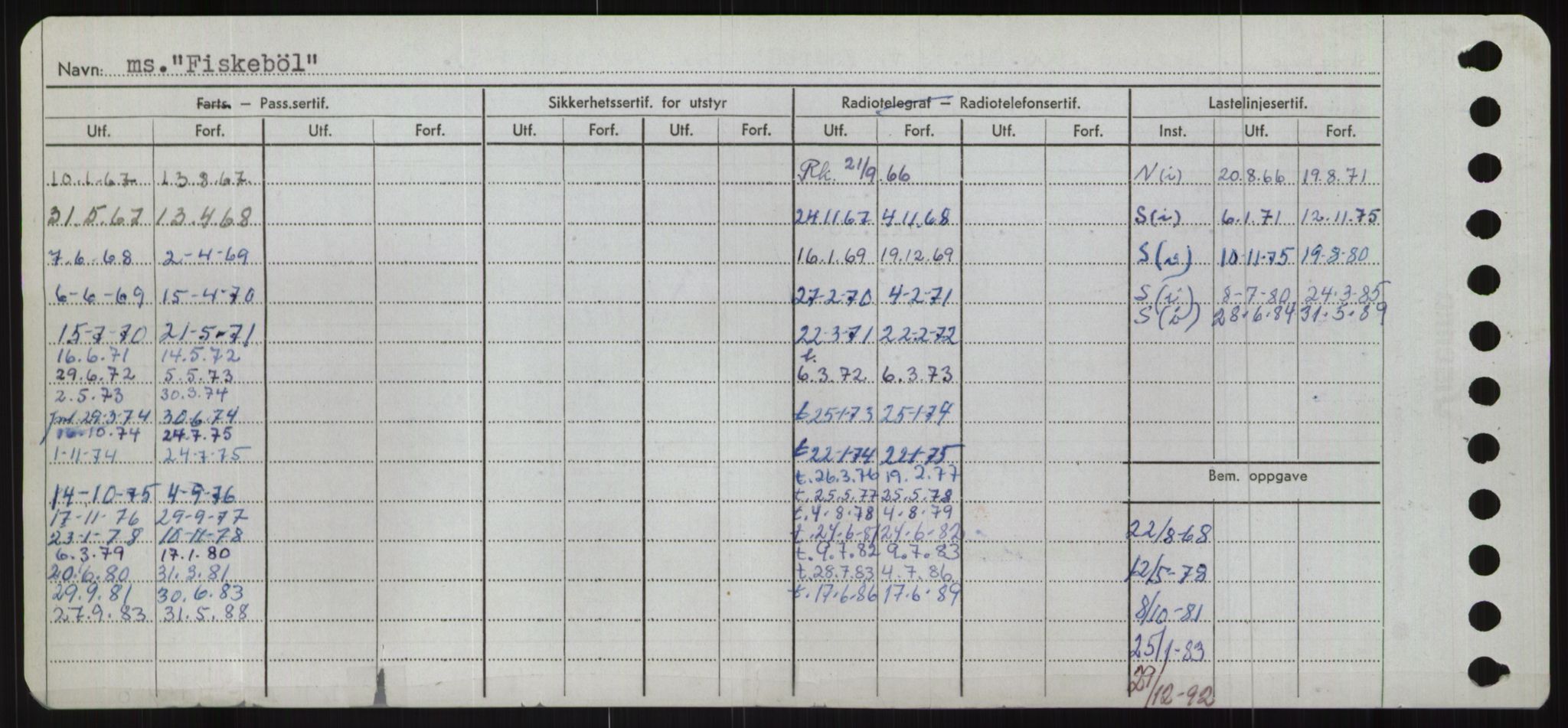 Sjøfartsdirektoratet med forløpere, Skipsmålingen, AV/RA-S-1627/H/Ha/L0002/0001: Fartøy, Eik-Hill / Fartøy, Eik-F, p. 444