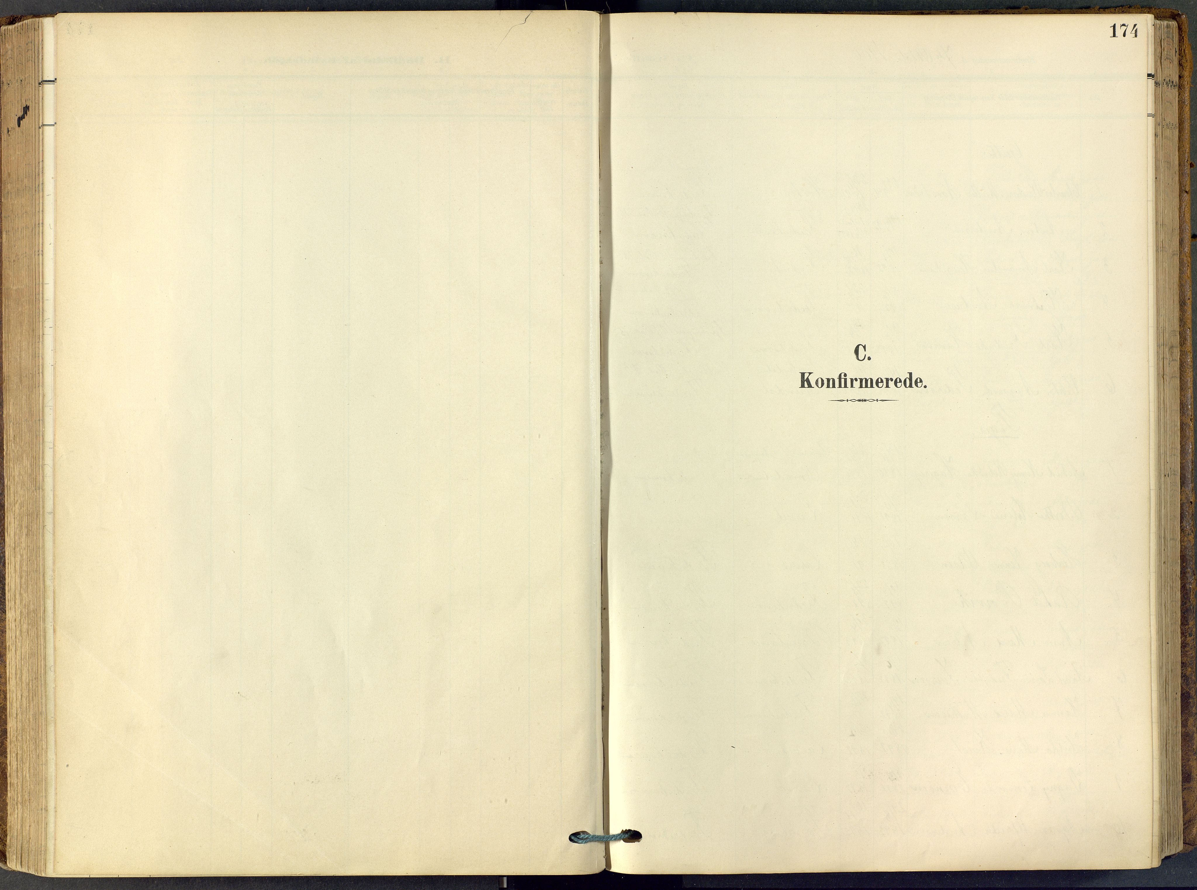 Stavern kirkebøker, SAKO/A-318/F/Fa/L0009: Parish register (official) no. 9, 1906-1955, p. 174