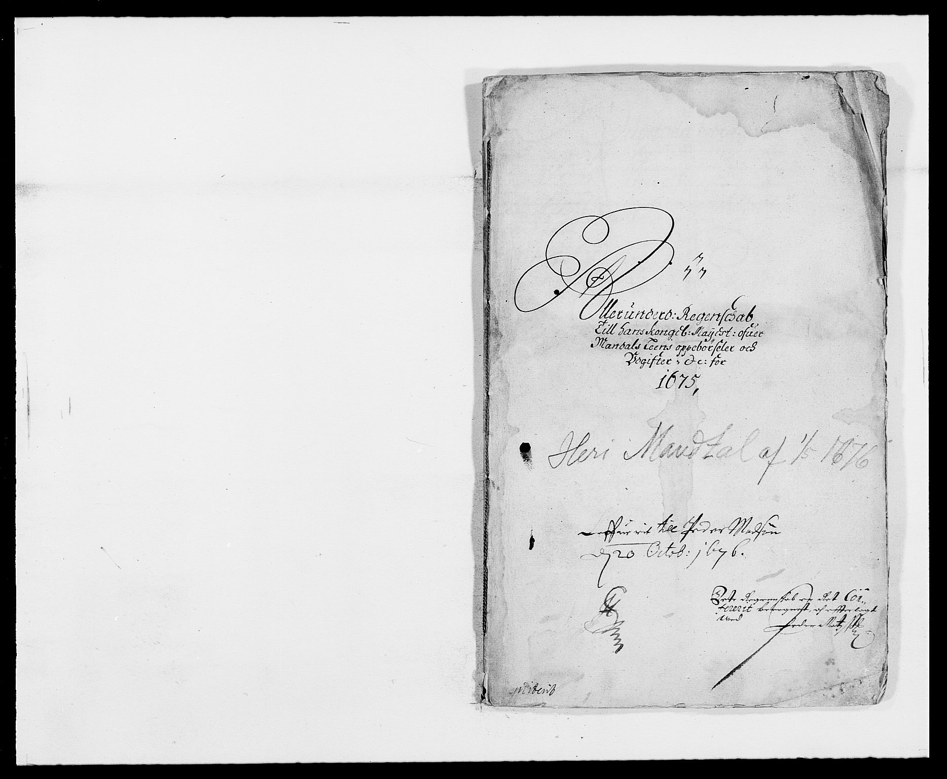 Rentekammeret inntil 1814, Reviderte regnskaper, Fogderegnskap, RA/EA-4092/R42/L2539: Mandal fogderi, 1671-1675, p. 267