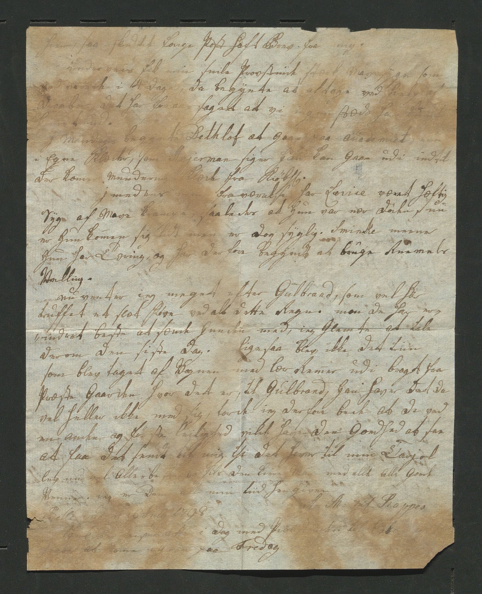 Åker i Vang, Hedmark, og familien Todderud, AV/SAH-ARK-010/E/Ea/L0002: Korrespondanse ordnet kronologisk, 1773-1837, p. 198