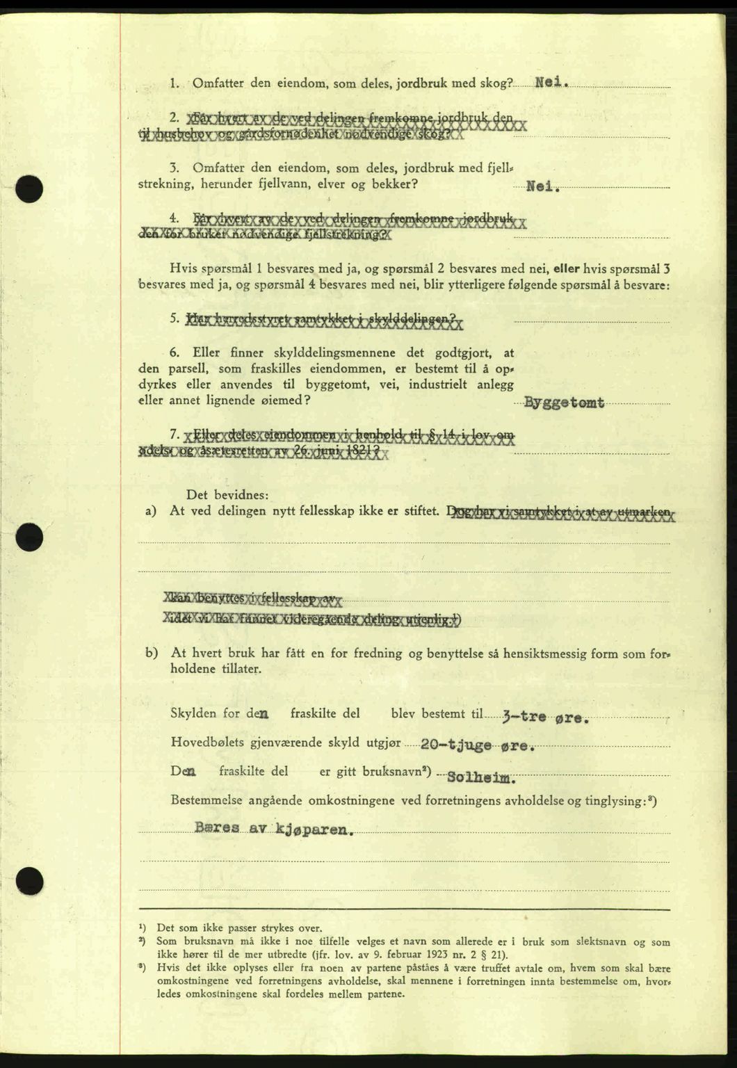 Romsdal sorenskriveri, AV/SAT-A-4149/1/2/2C: Mortgage book no. A15, 1943-1944, Diary no: : 2208/1943