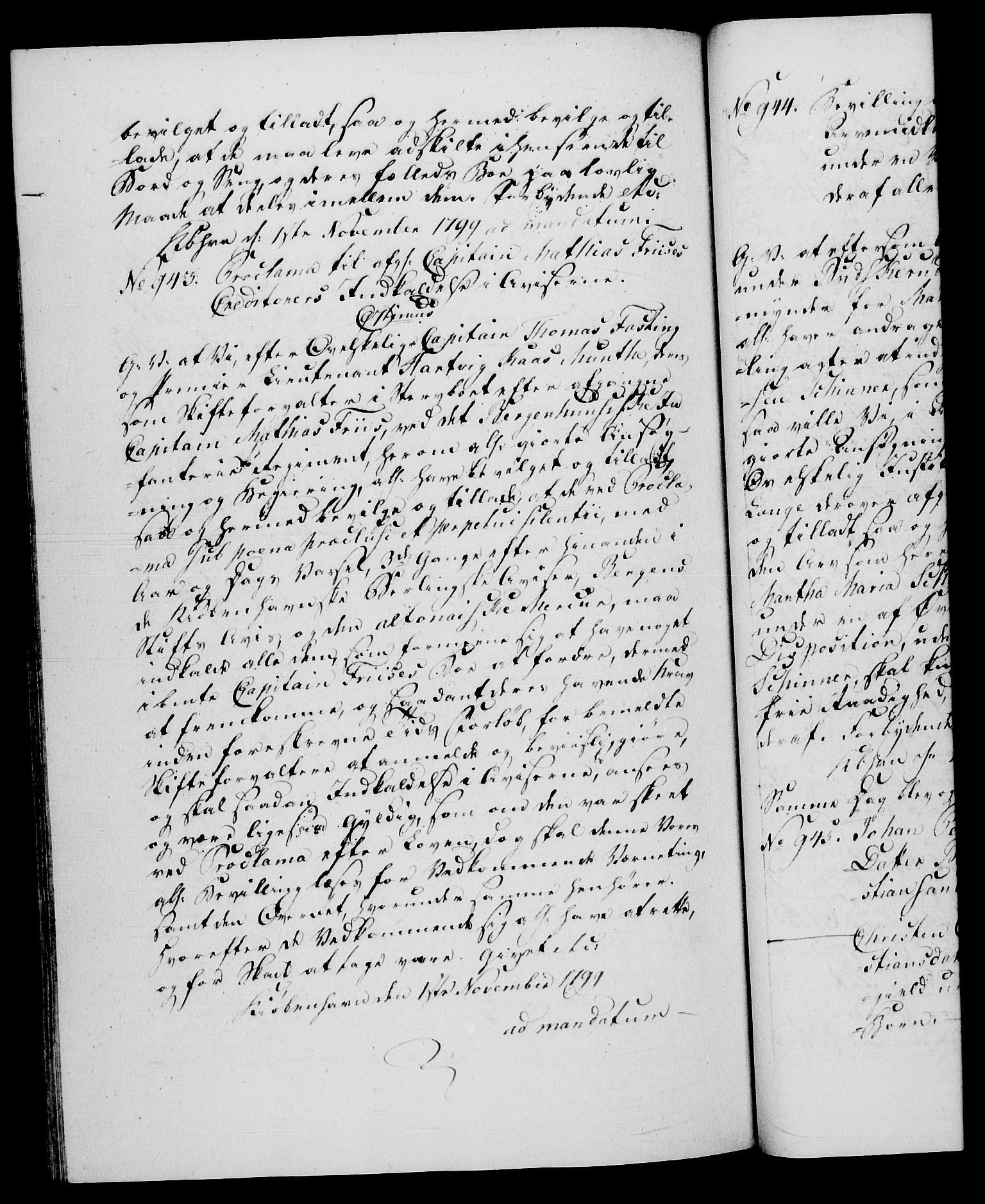 Danske Kanselli 1572-1799, AV/RA-EA-3023/F/Fc/Fca/Fcaa/L0059: Norske registre, 1799, p. 481b