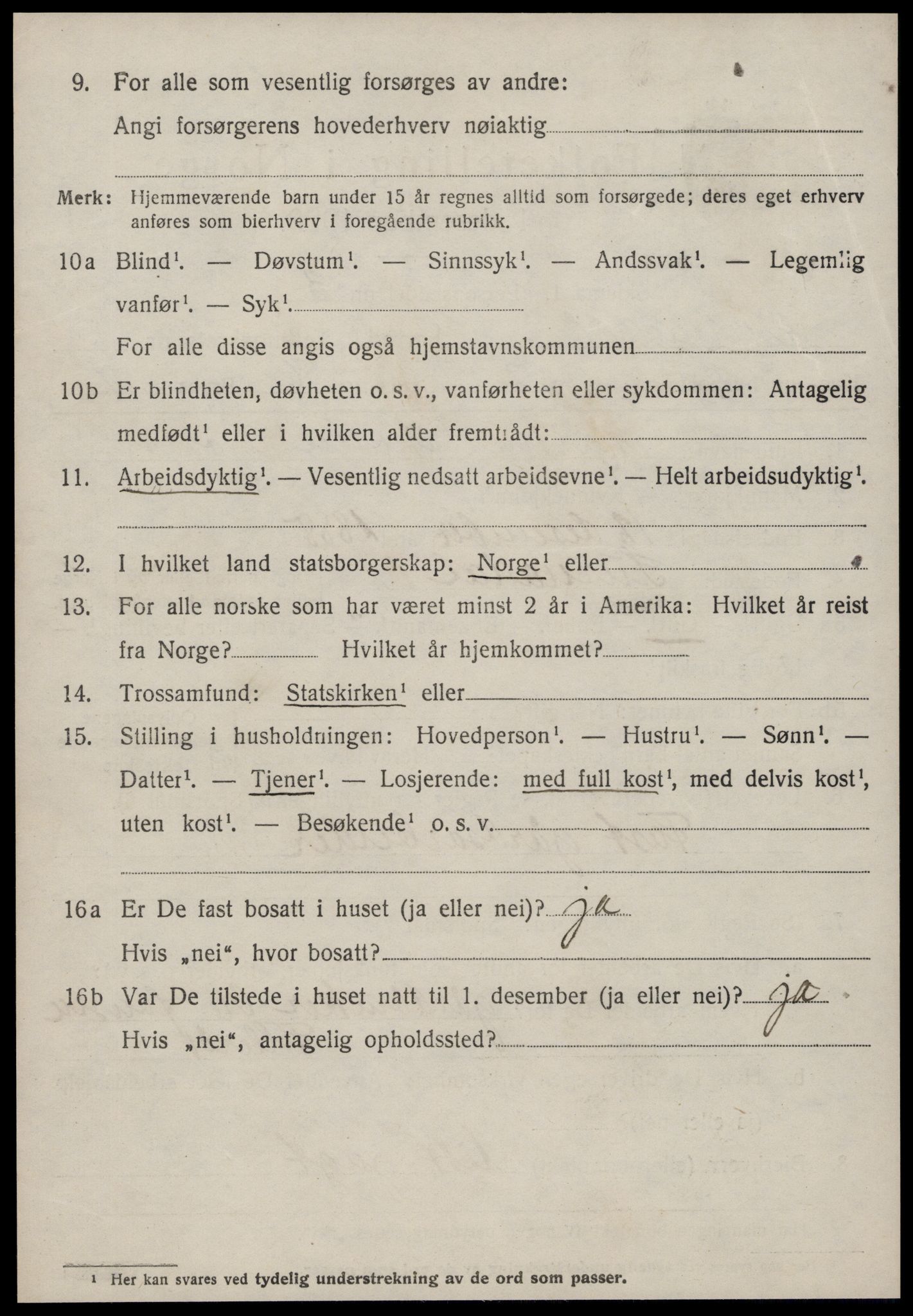 SAT, 1920 census for Surnadal, 1920, p. 6380