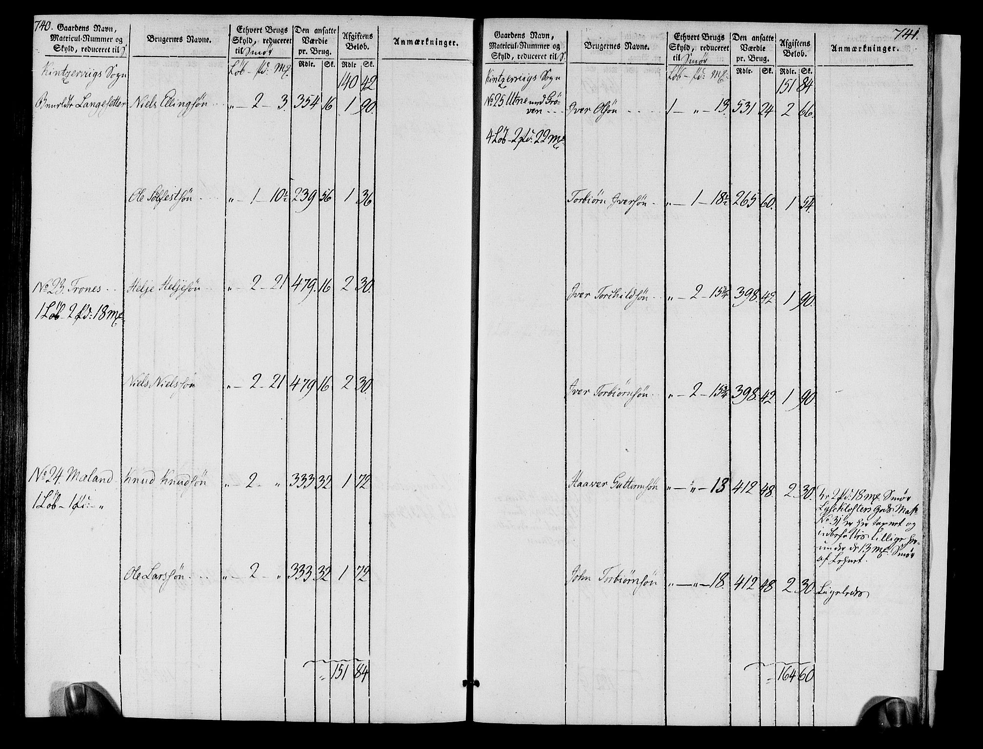 Rentekammeret inntil 1814, Realistisk ordnet avdeling, RA/EA-4070/N/Ne/Nea/L0109: Sunnhordland og Hardanger fogderi. Oppebørselsregister, 1803-1804, p. 375