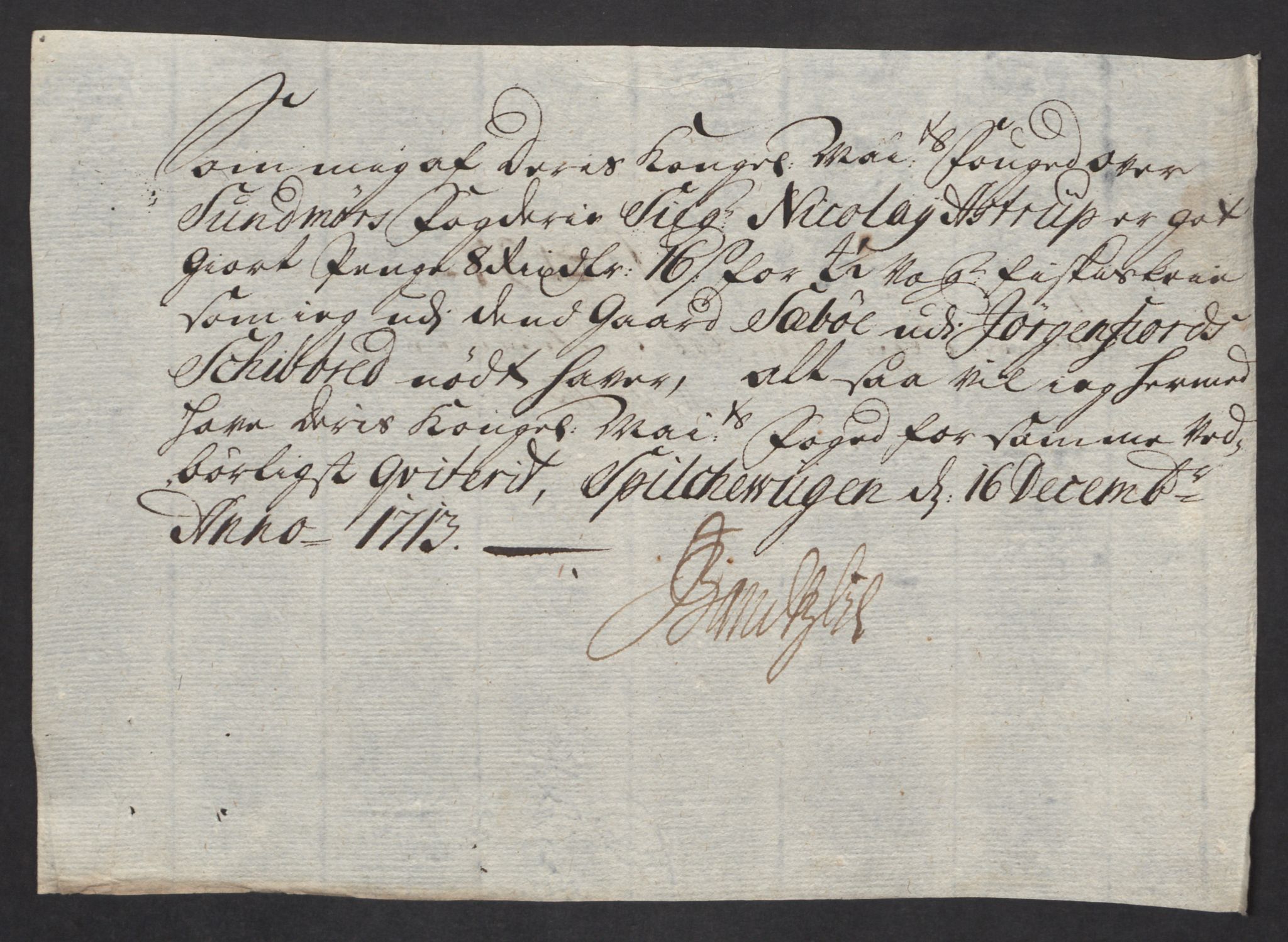 Rentekammeret inntil 1814, Reviderte regnskaper, Fogderegnskap, AV/RA-EA-4092/R54/L3565: Fogderegnskap Sunnmøre, 1712-1713, p. 531