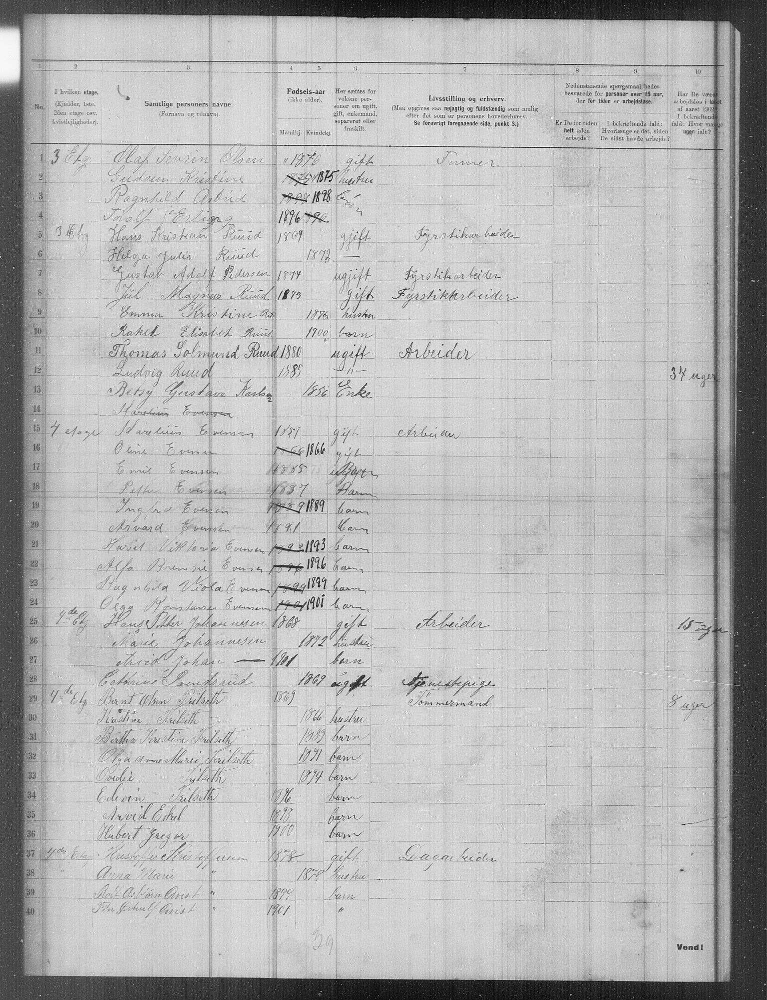 OBA, Municipal Census 1902 for Kristiania, 1902, p. 14425