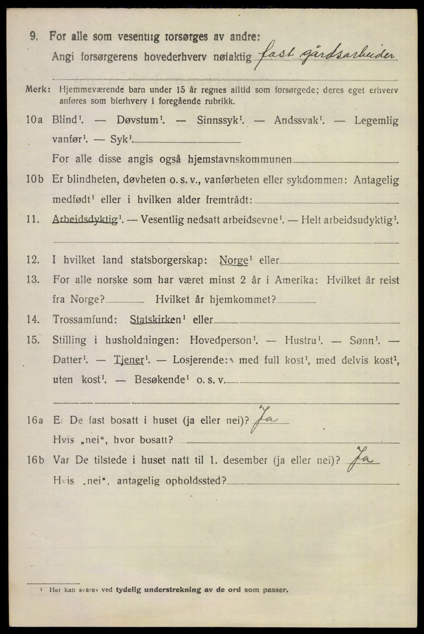 SAKO, 1920 census for Våle, 1920, p. 6575
