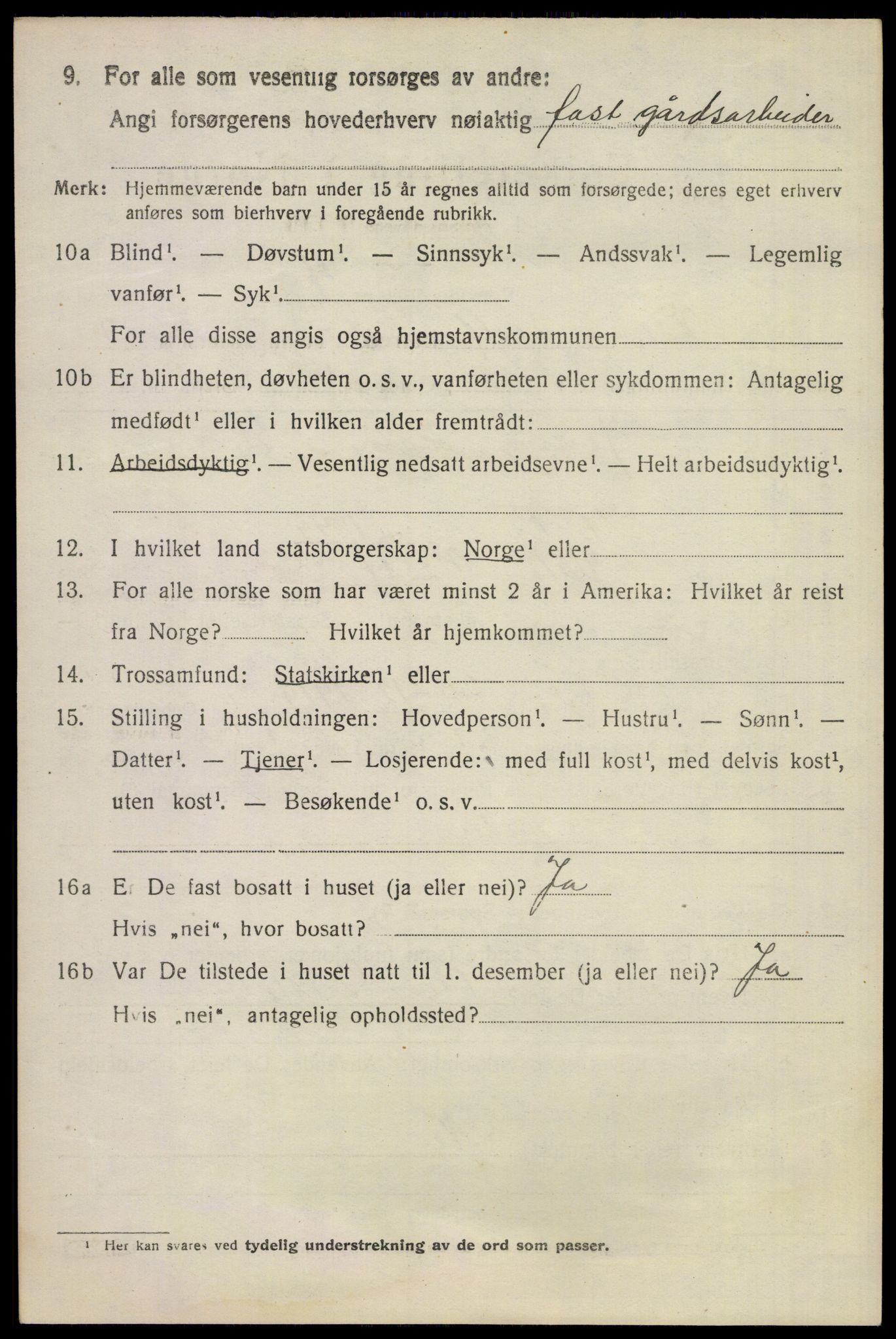 SAKO, 1920 census for Våle, 1920, p. 6575