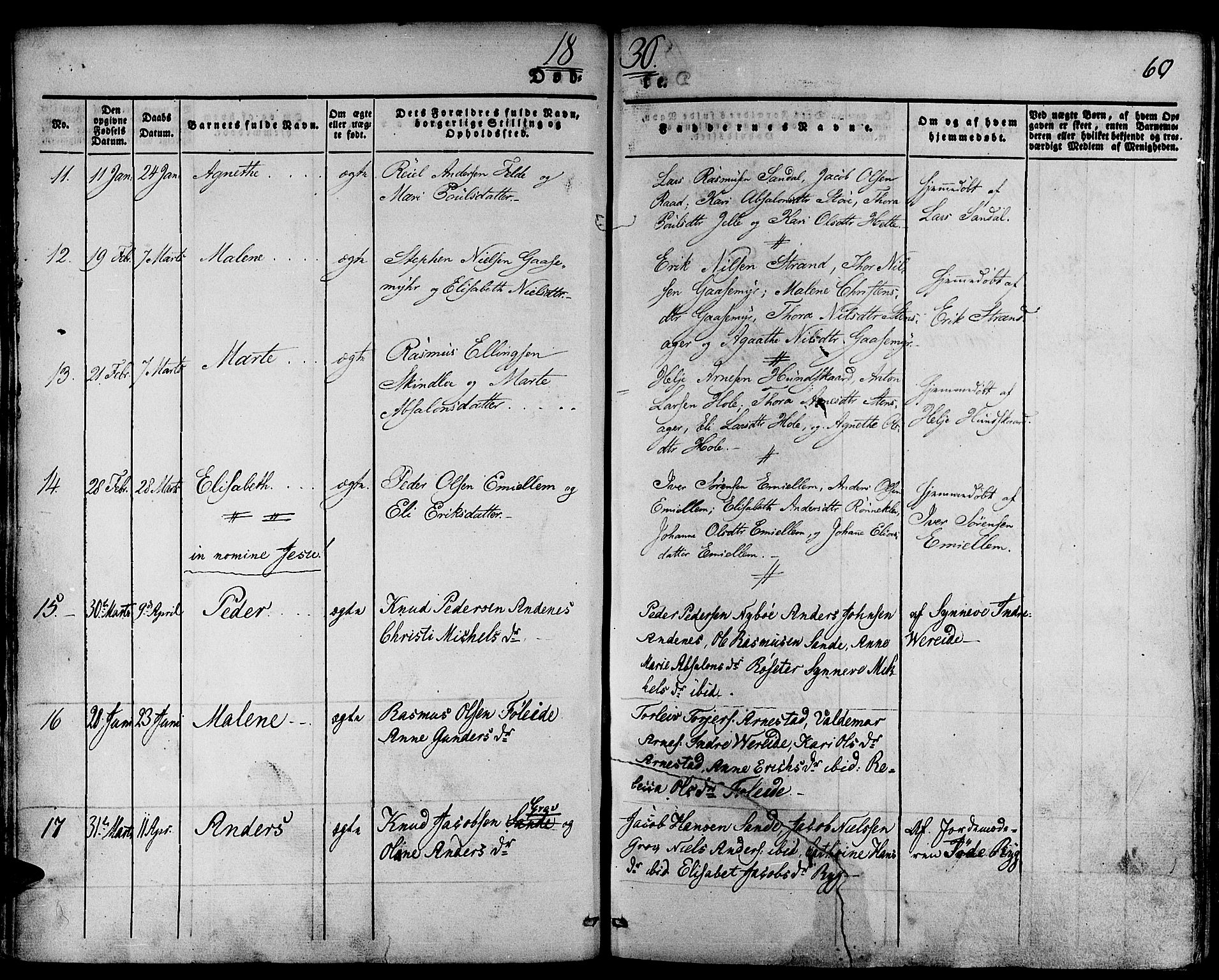 Gloppen sokneprestembete, SAB/A-80101/H/Haa/Haaa/L0007: Parish register (official) no. A 7, 1827-1837, p. 60