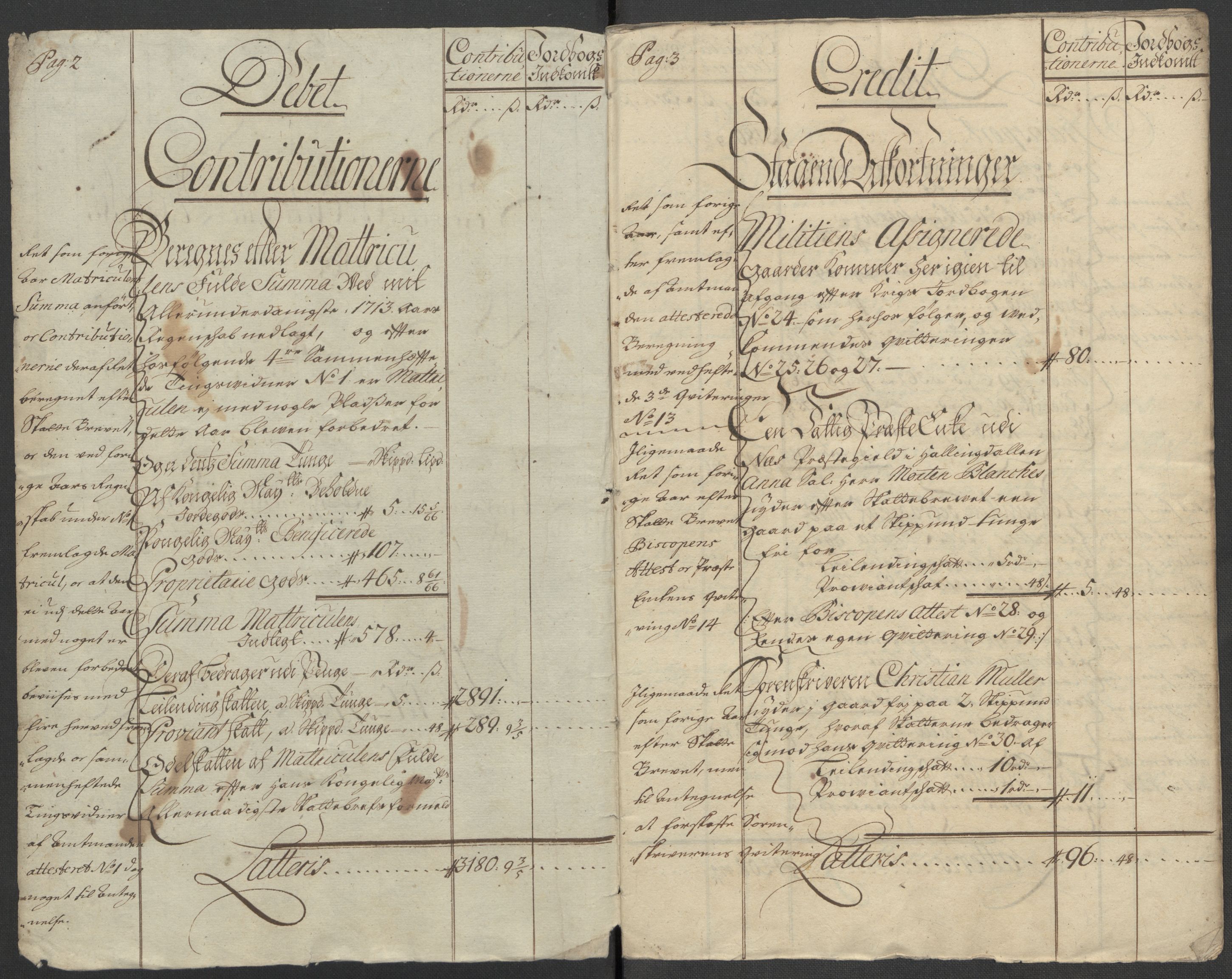 Rentekammeret inntil 1814, Reviderte regnskaper, Fogderegnskap, RA/EA-4092/R23/L1471: Fogderegnskap Ringerike og Hallingdal, 1713-1714, p. 350