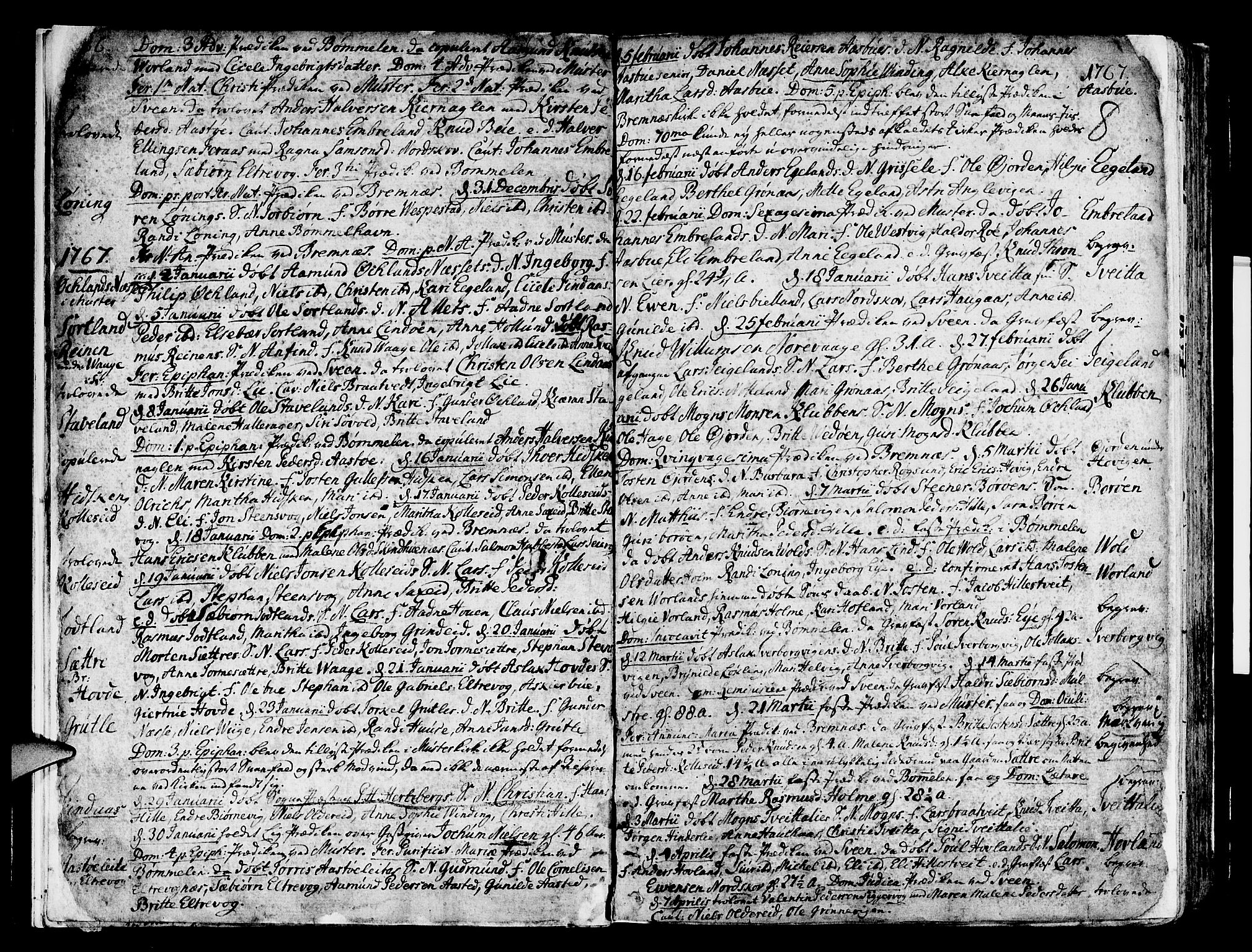 Finnås sokneprestembete, AV/SAB-A-99925/H/Ha/Haa/Haaa/L0003: Parish register (official) no. A 3, 1765-1803, p. 8