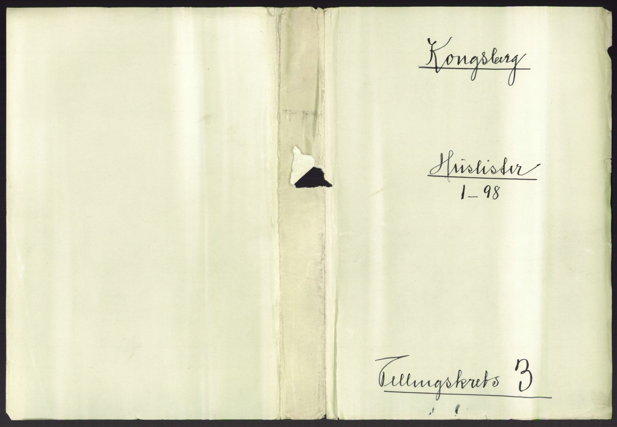 RA, 1891 census for 0604 Kongsberg, 1891, p. 353