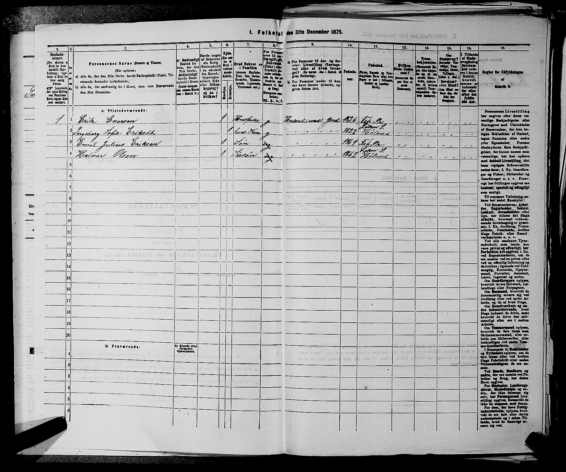 RA, 1875 census for 0221P Høland, 1875, p. 791