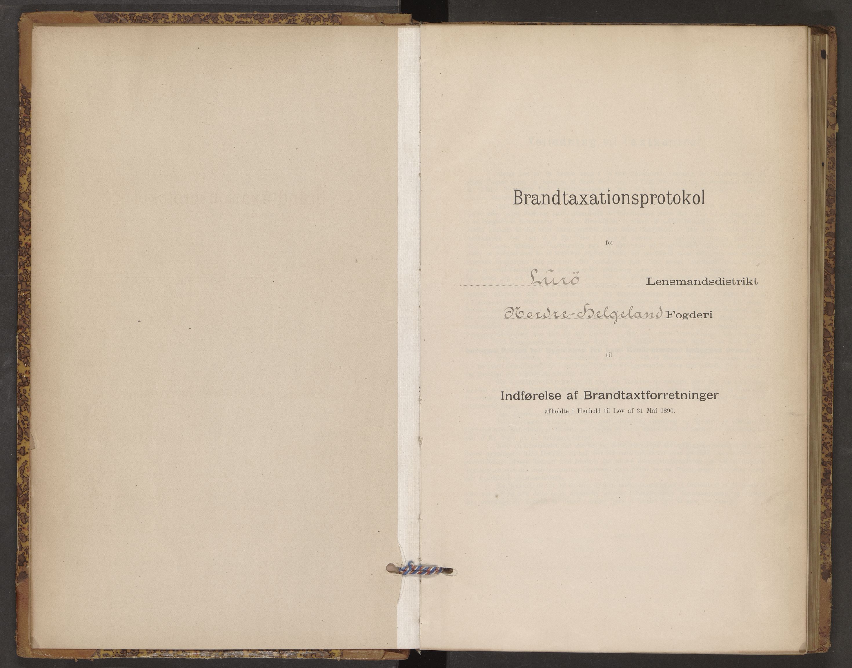 Norges Brannkasse Lurøy, AV/SAT-A-5577/Fb/L0001: Branntakstprotokoll, 1894-1907