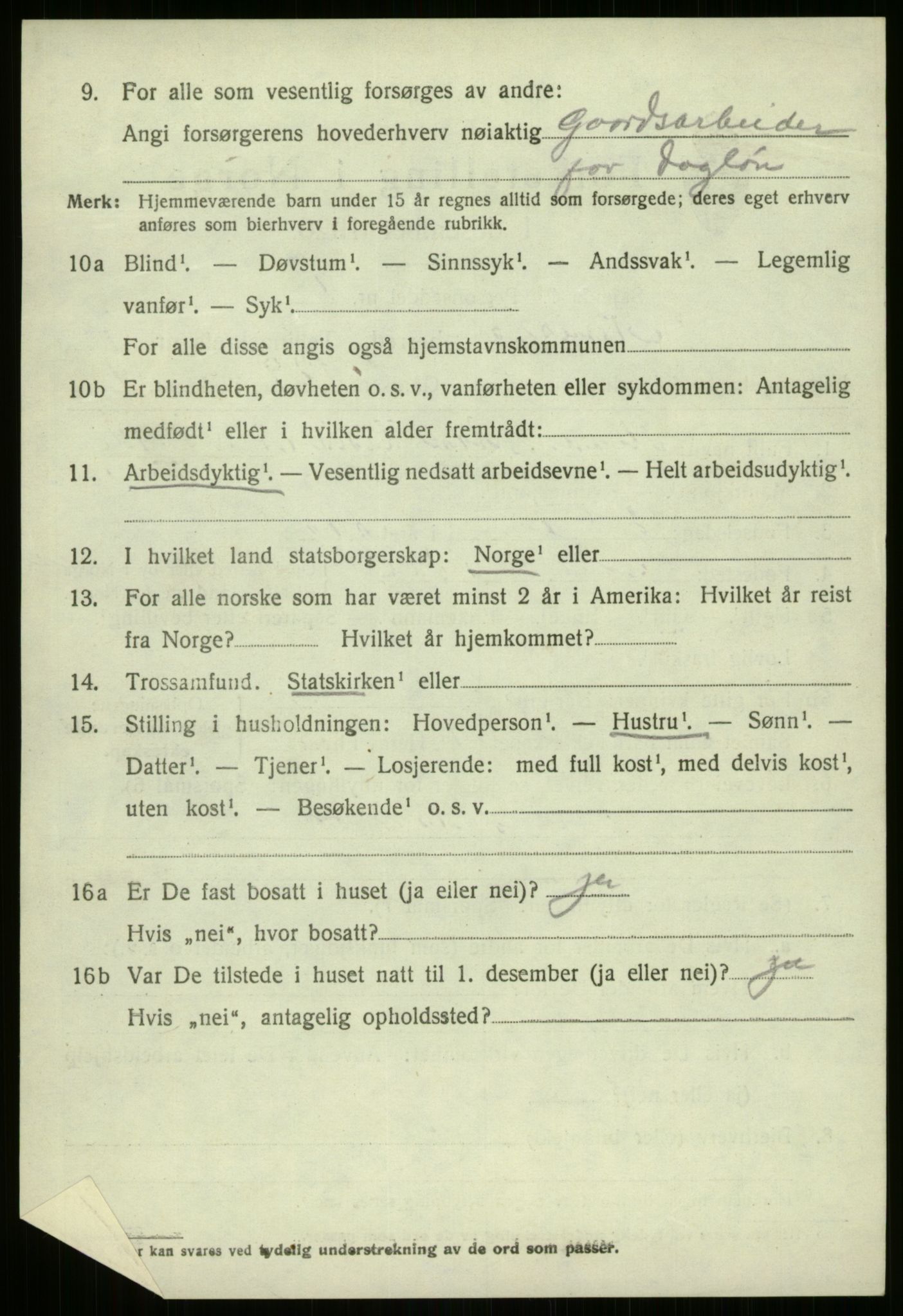 SAB, 1920 census for Naustdal, 1920, p. 4680